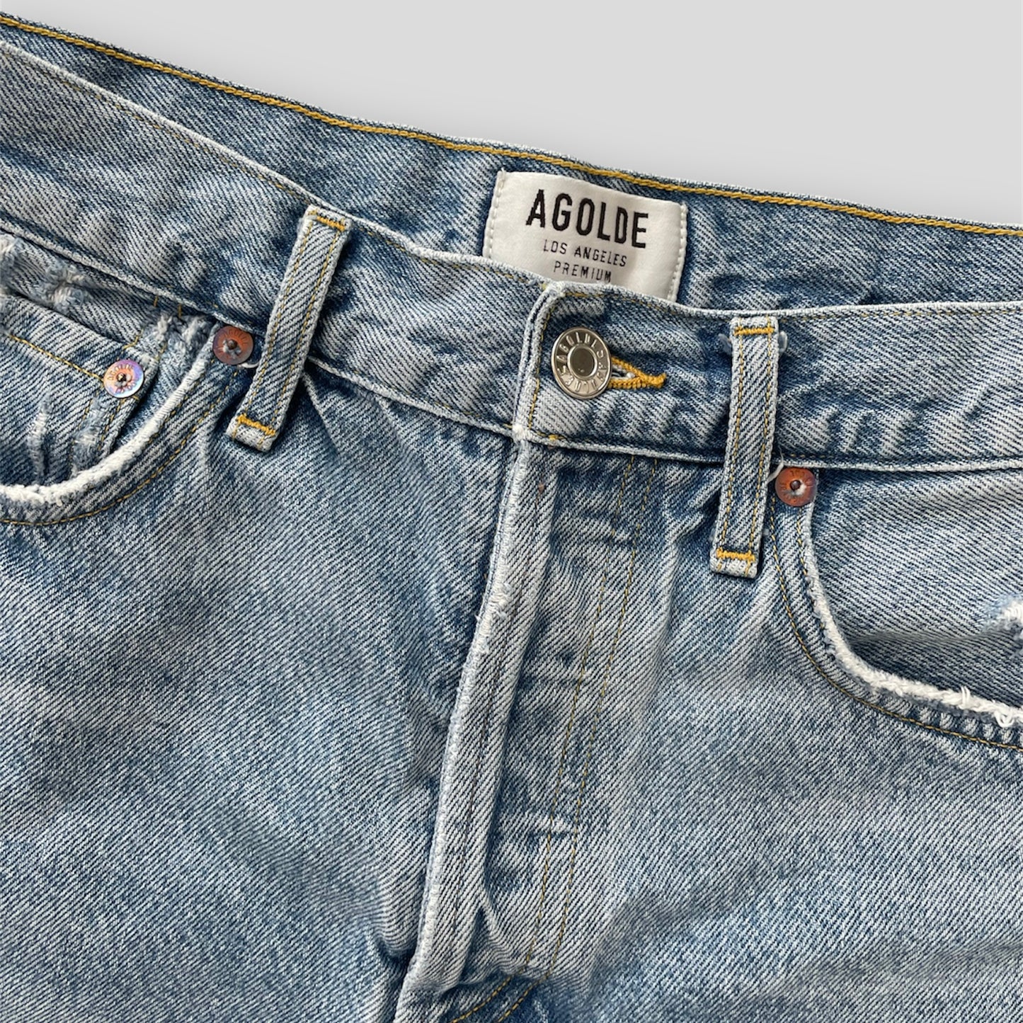 Agolde Parker Vintage Cutoff Shorts in Colour ‘Swapmeet’ - W26, Fits Like W30