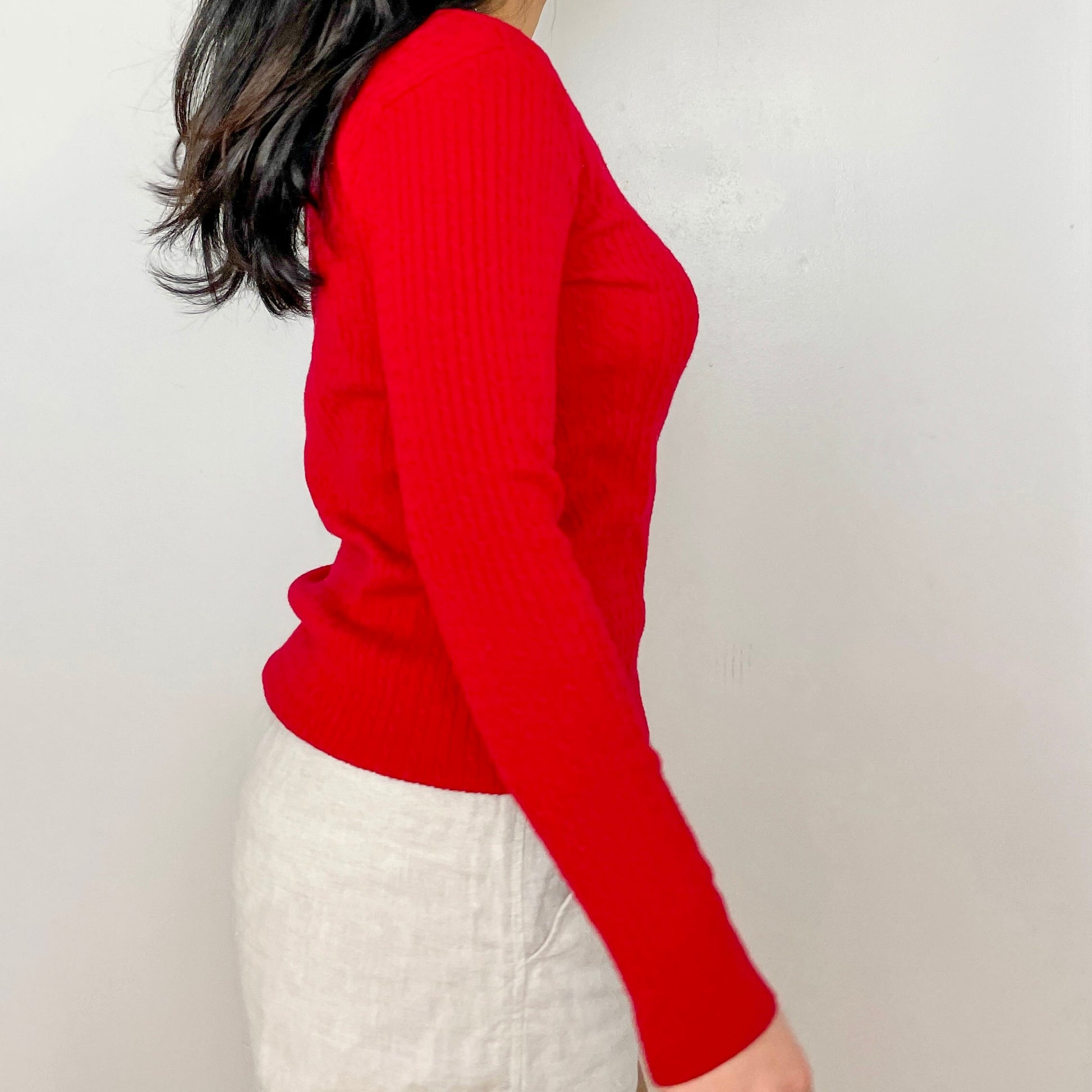 Red Tommy Hilfiger Boat Neck Jumper - Zoehify 