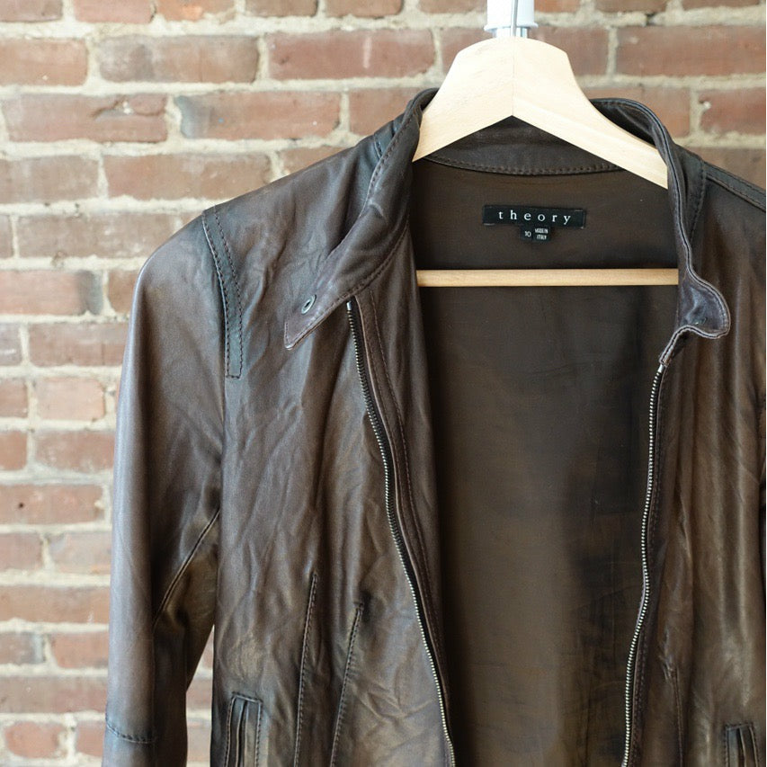 Vintage Theory Leather Jacket - Zoehify 