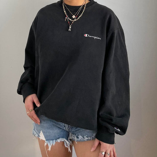 Black Champion Sweatshirt - Zoehify