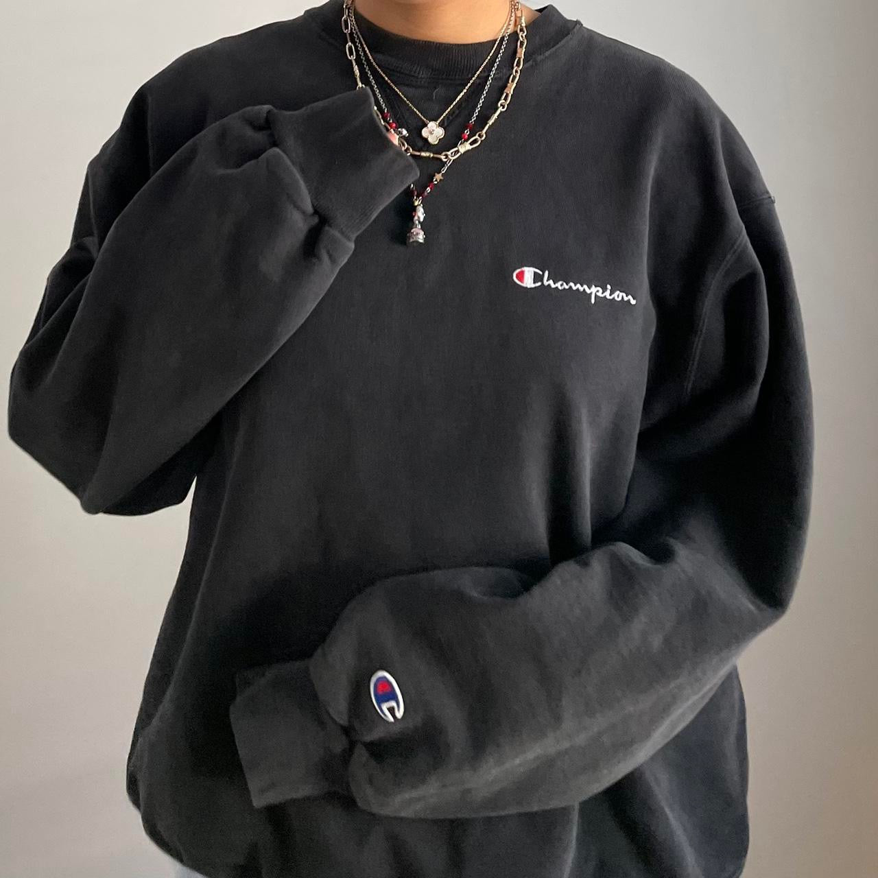 Black Champion Sweatshirt - Zoehify 