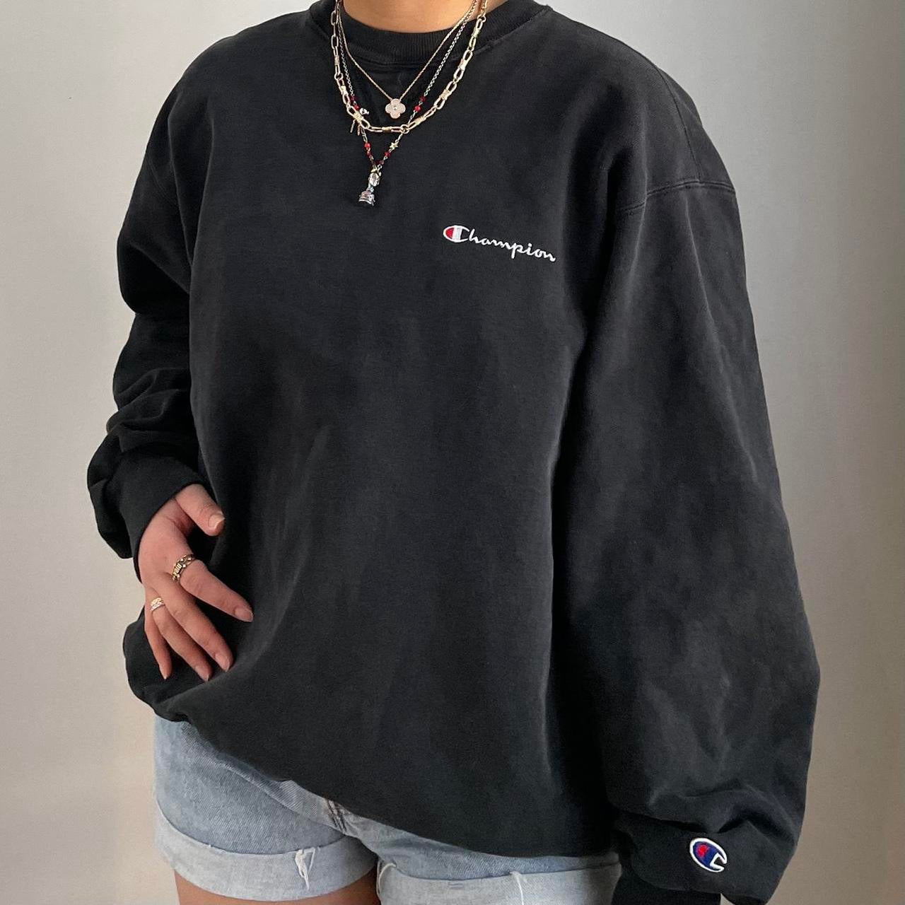 Black Champion Sweatshirt - Zoehify 