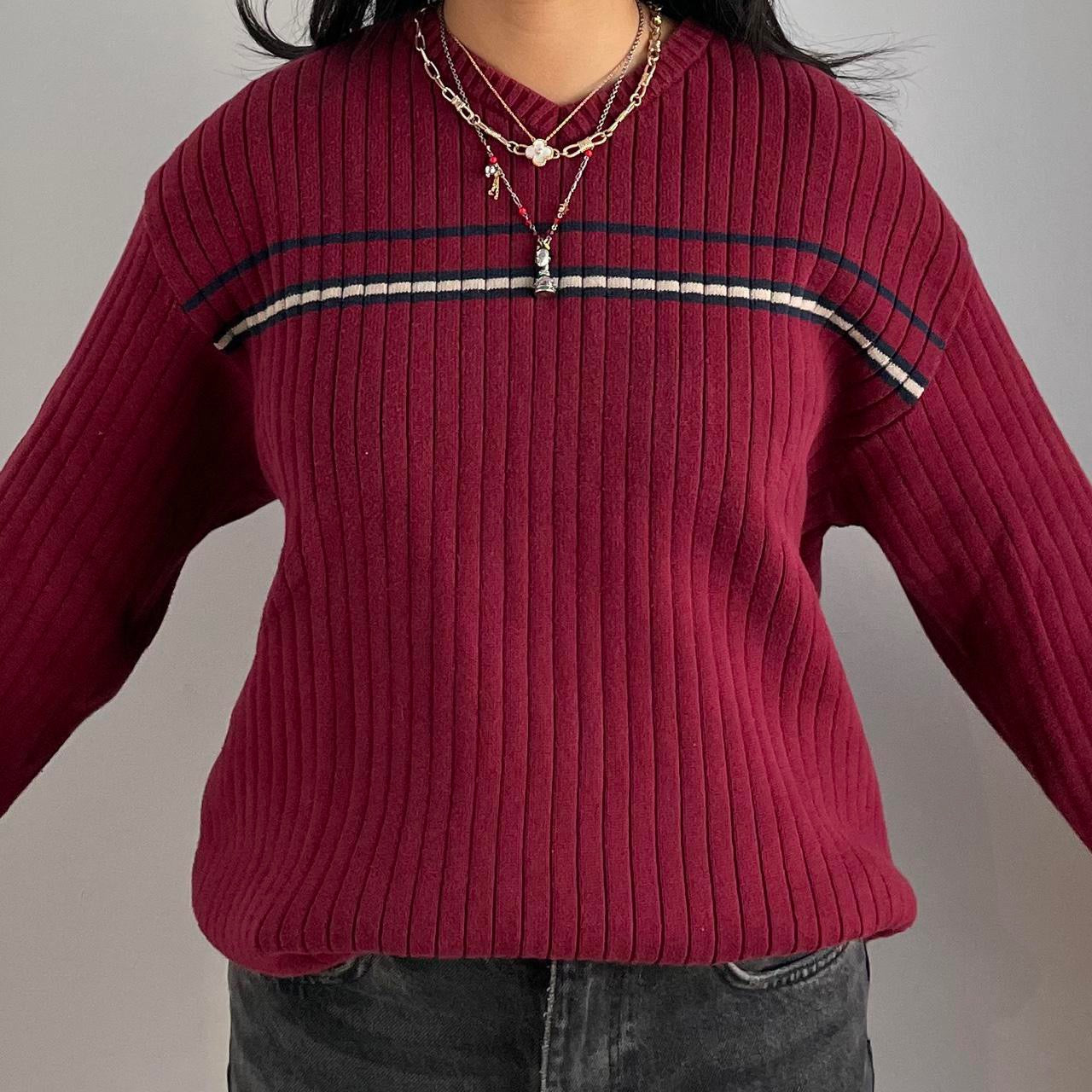 Vintage Burgundy Sweater - Zoehify 