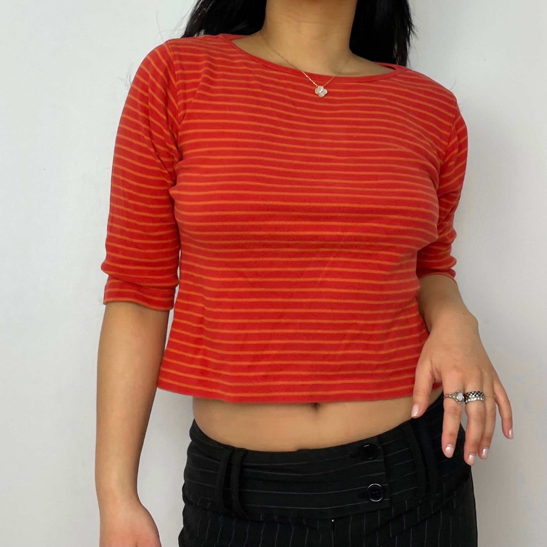 Orange Long Sleeved Top - Zoehify 