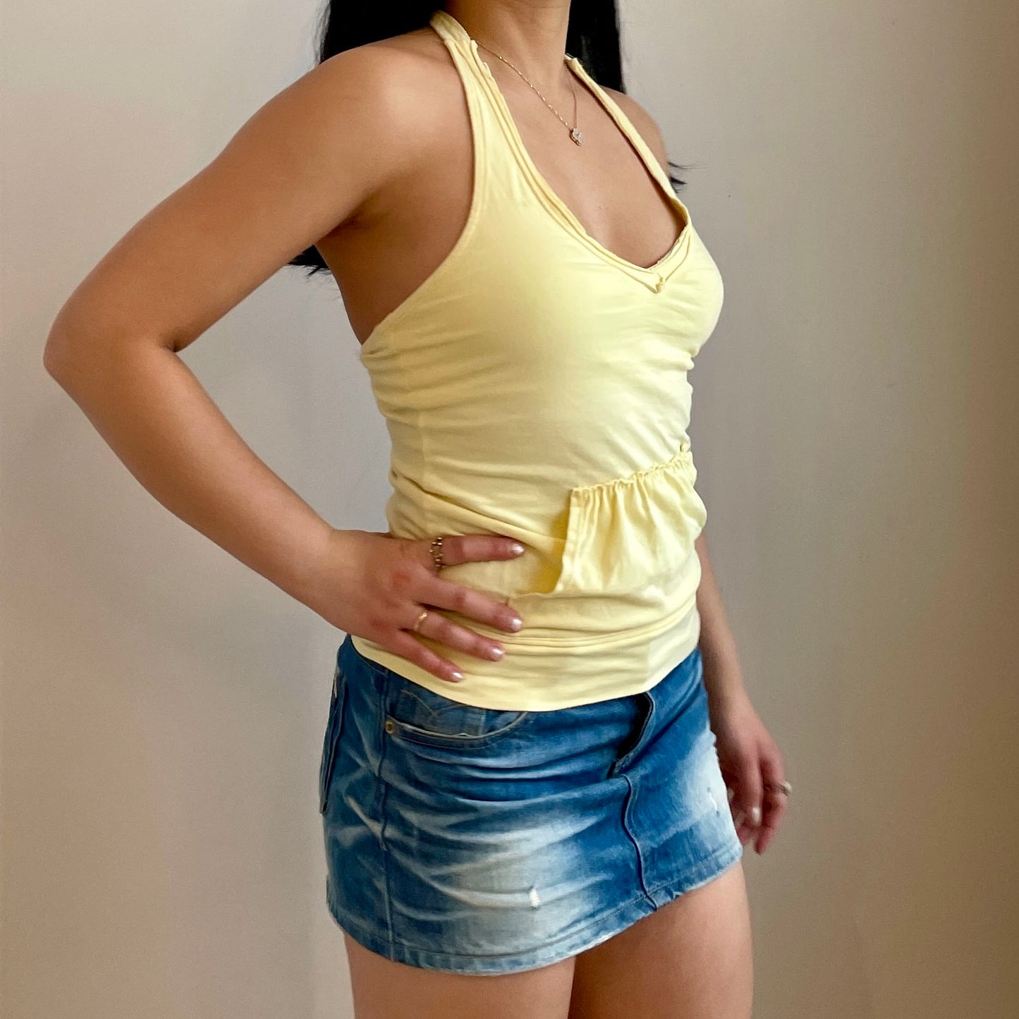 Yellow Halter Top - Zoehify 