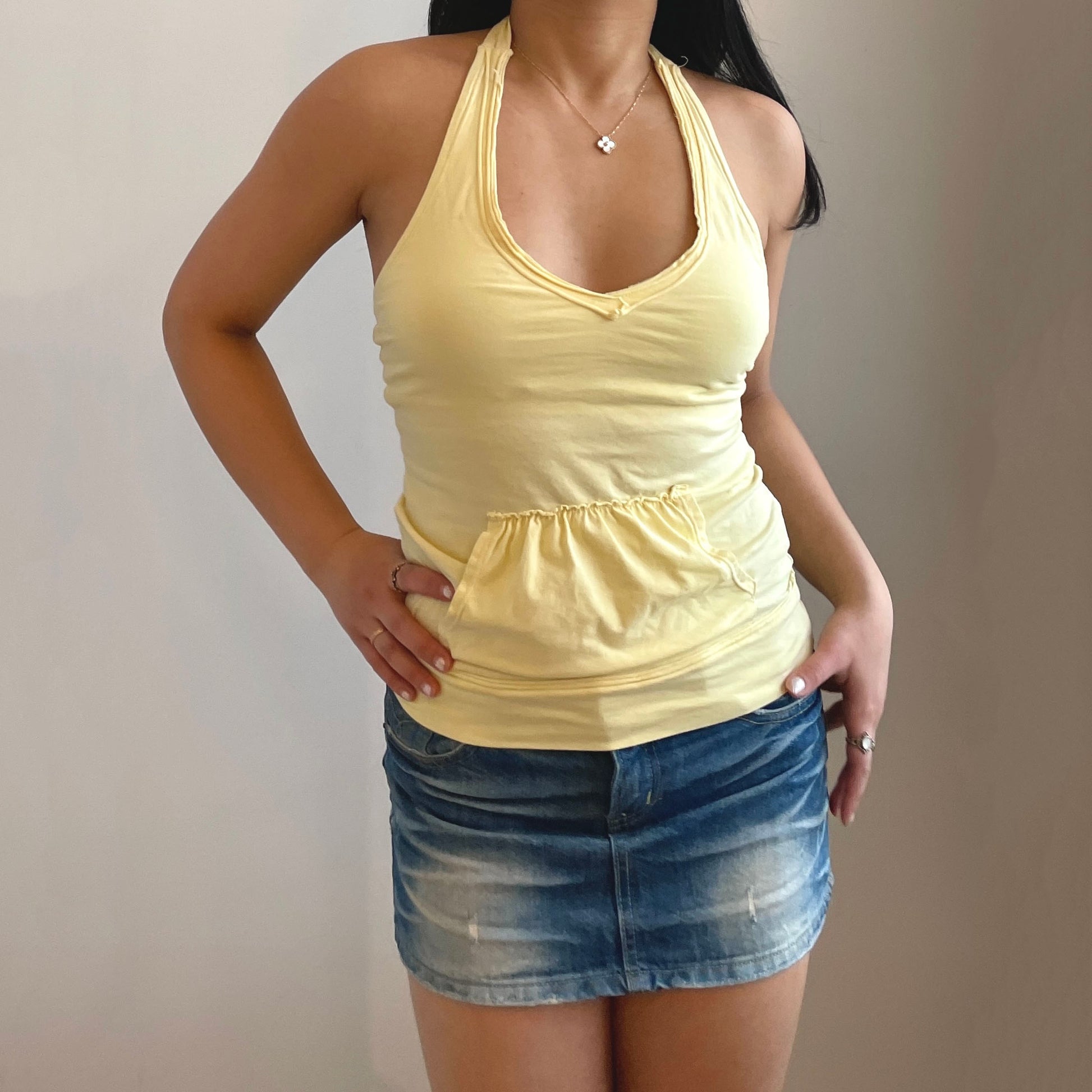 Yellow Halter Top - Zoehify 