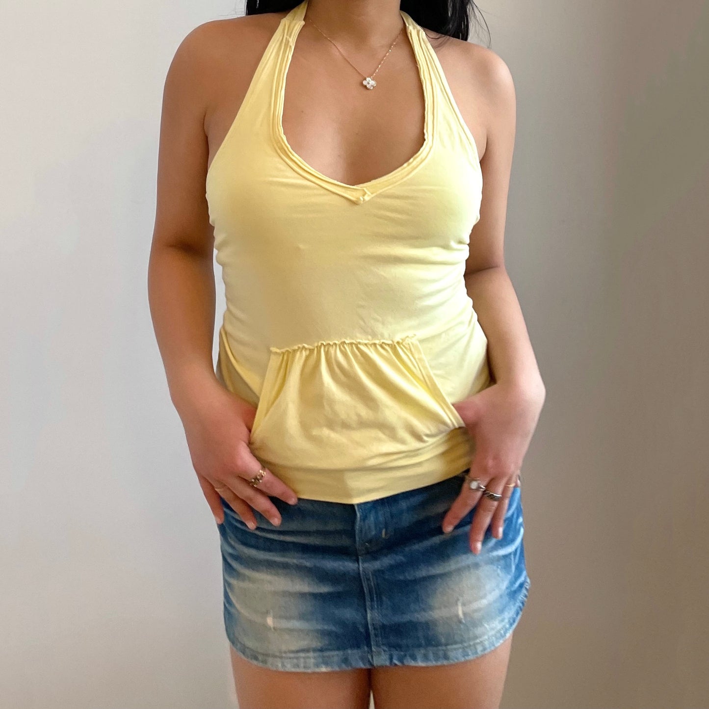 Yellow Halter Top - Zoehify 