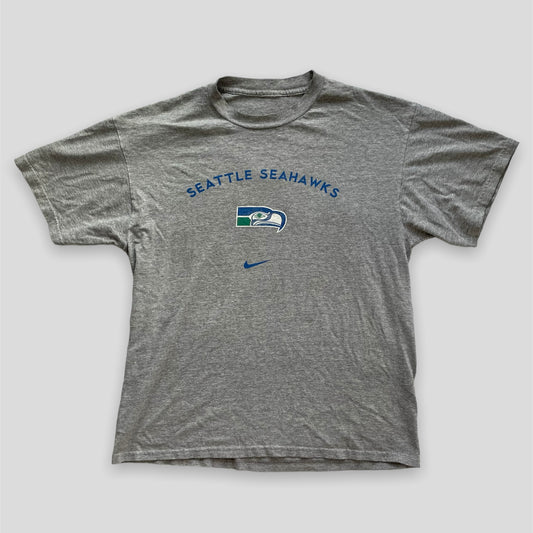 Nike Grey ‘Seattle Seahawks’ Graphic Tee - X-Large