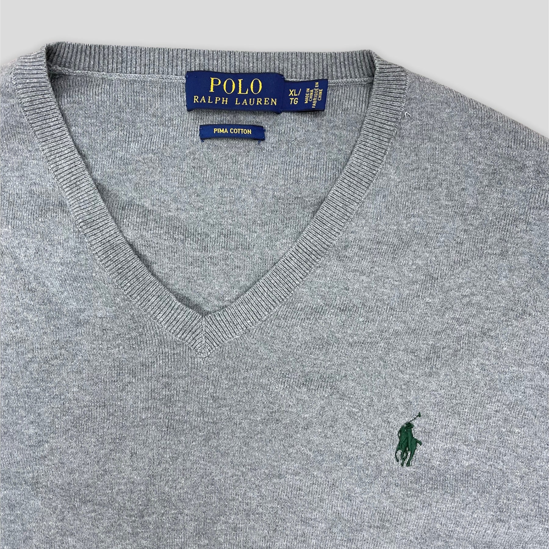 Grey Ralph Lauren Jumper - Zoehify 