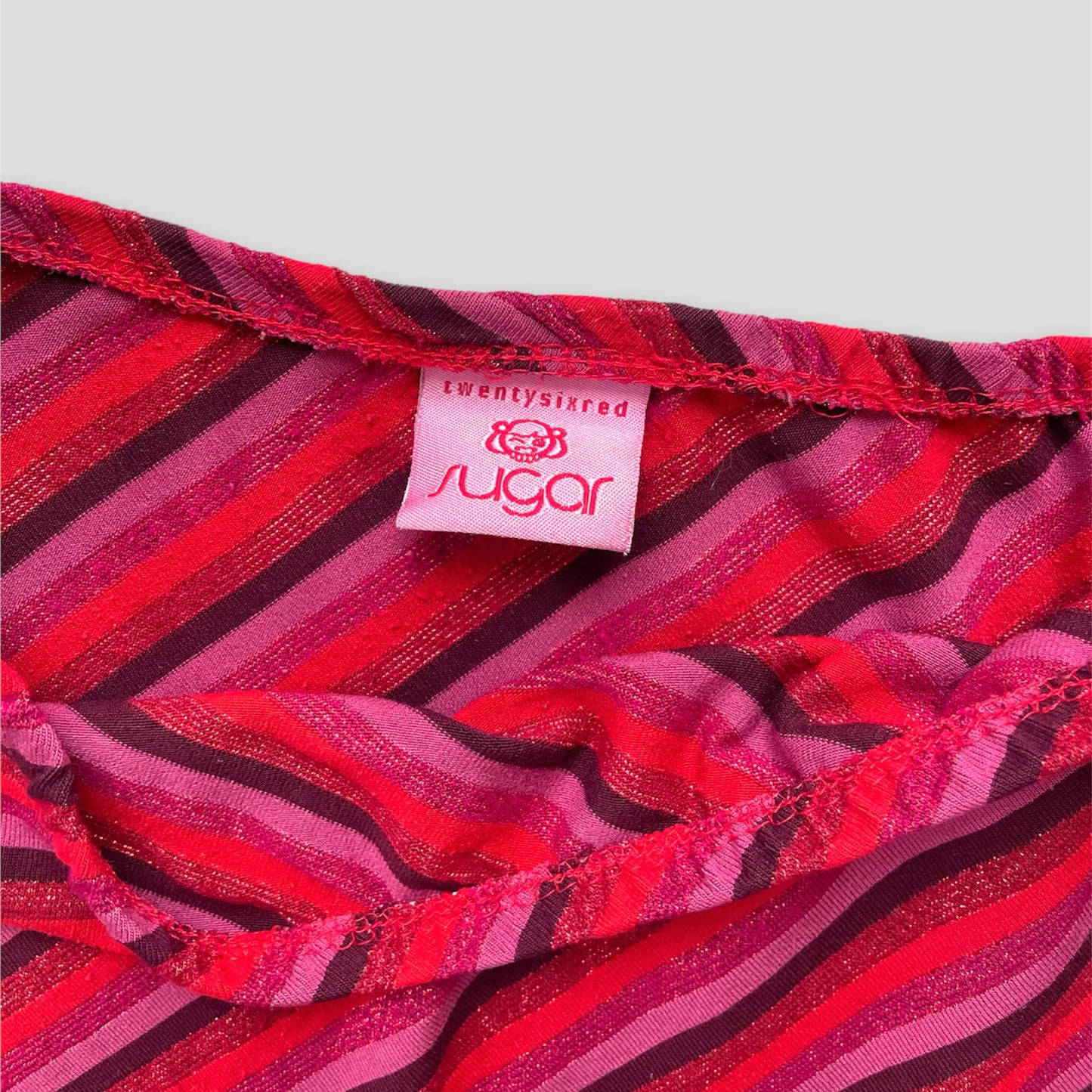 Vintage 1990s Pink Striped Skirt - Zoehify 