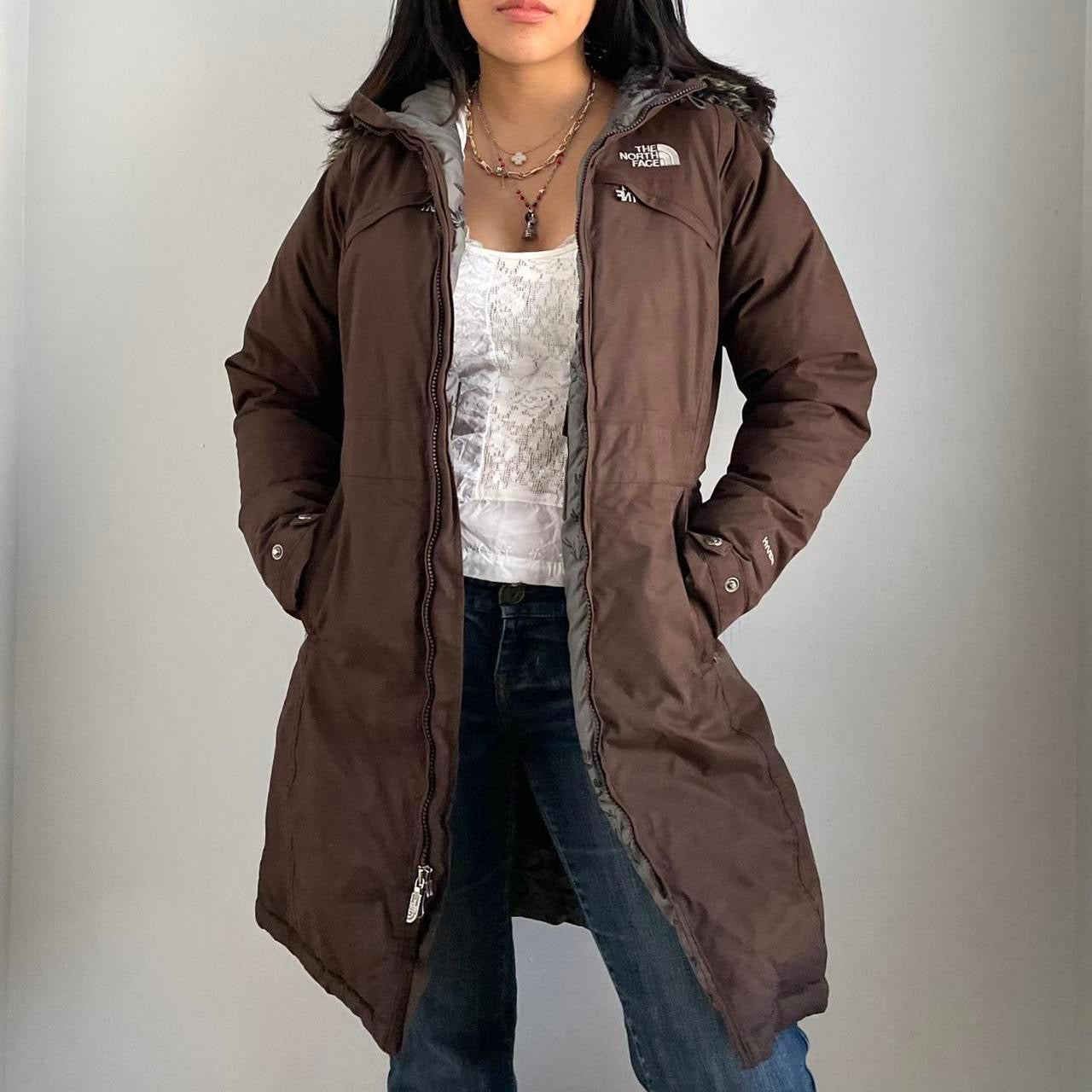 Brown North Face Coat - Zoehify 