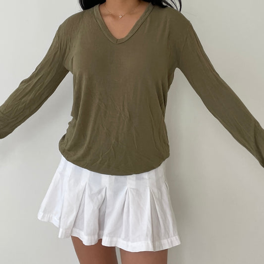 Roberto Cavalli Khaki Long Sleeved Tee - Zoehify 