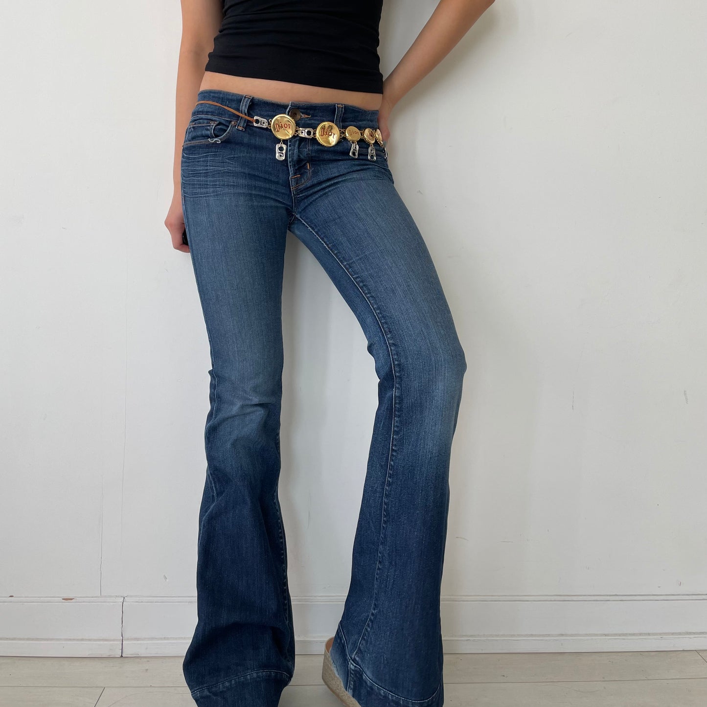 J Brand Low Waisted Bell Bottom Jeans - W27