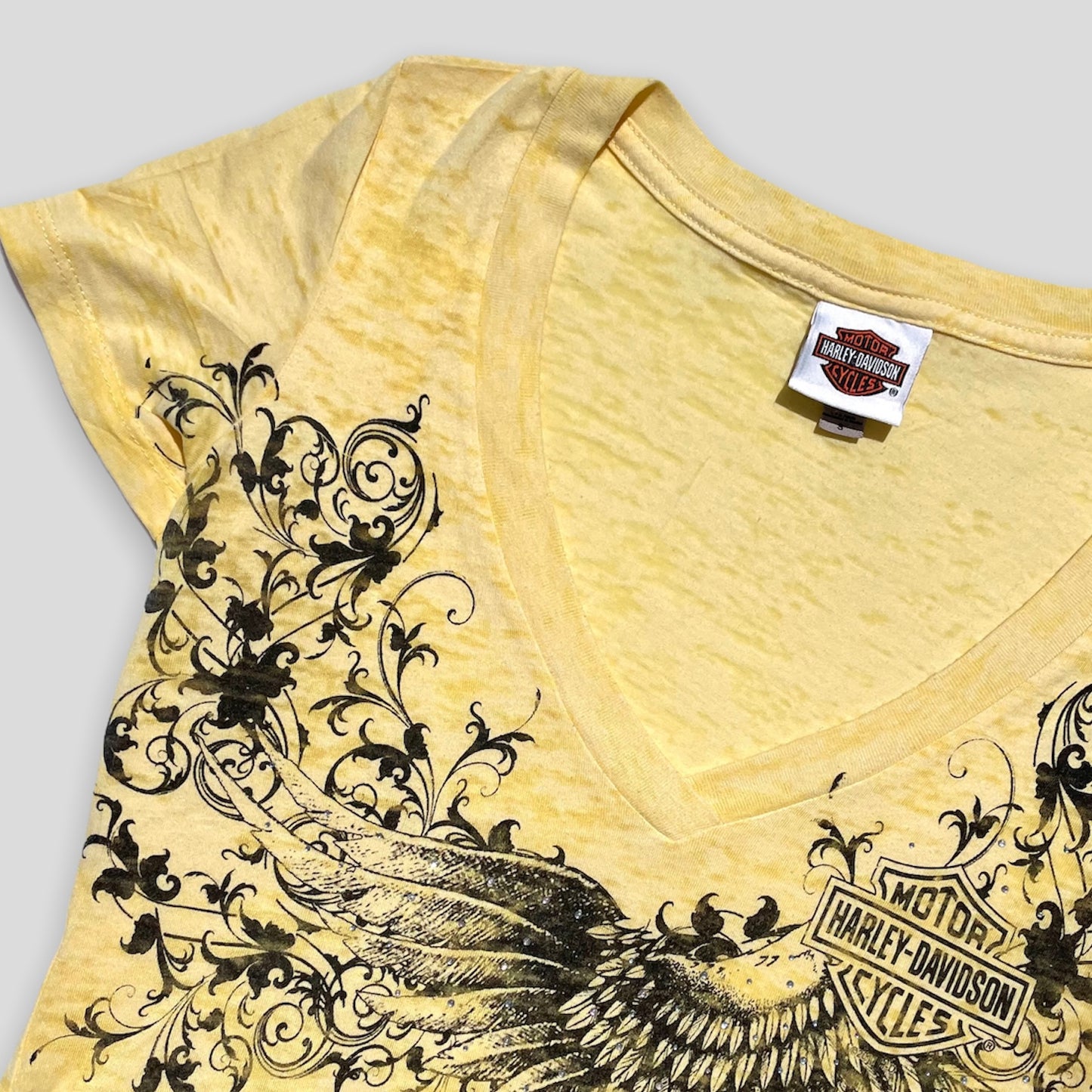 Yellow Harley Davidson Tee - Zoehify 