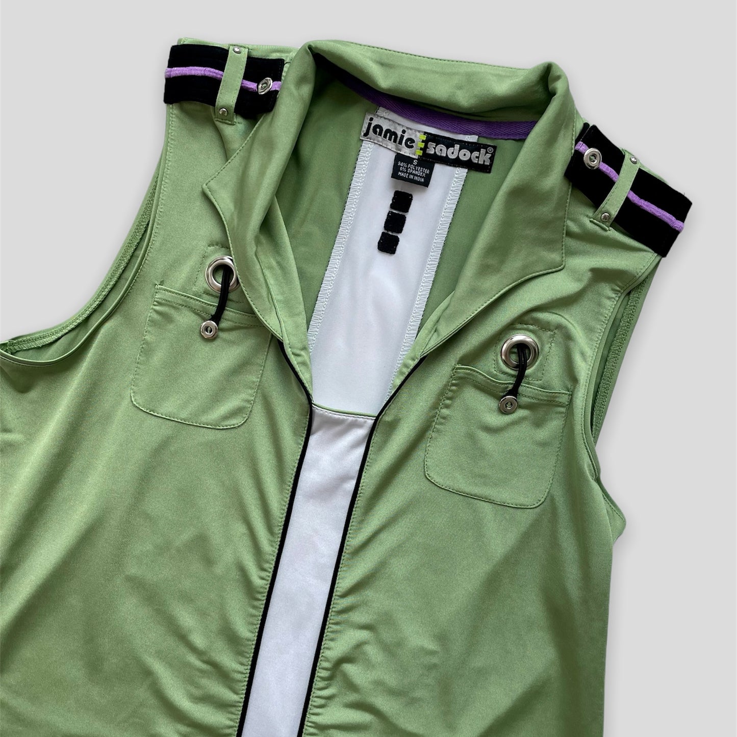 Green Sleeveless Golf Shirt