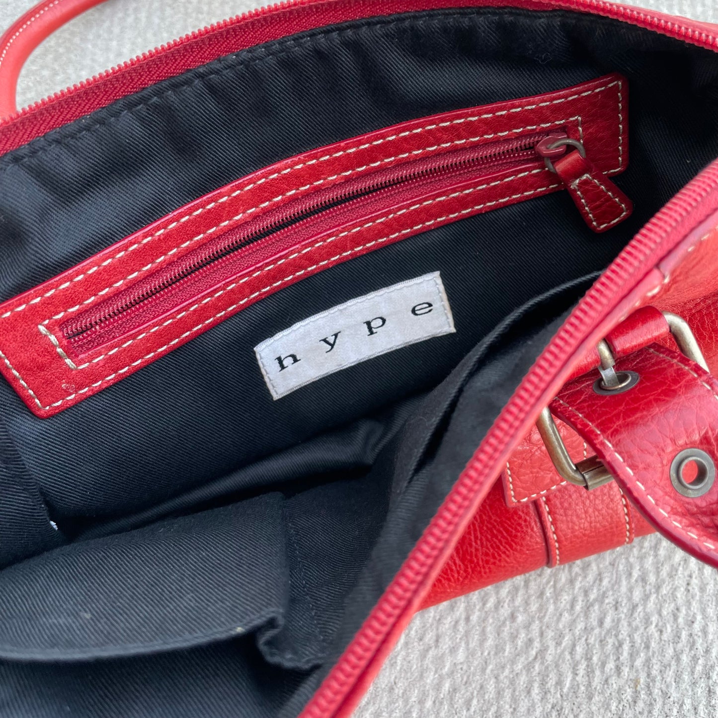 Y2K Red Shoulder Bag - Zoehify 