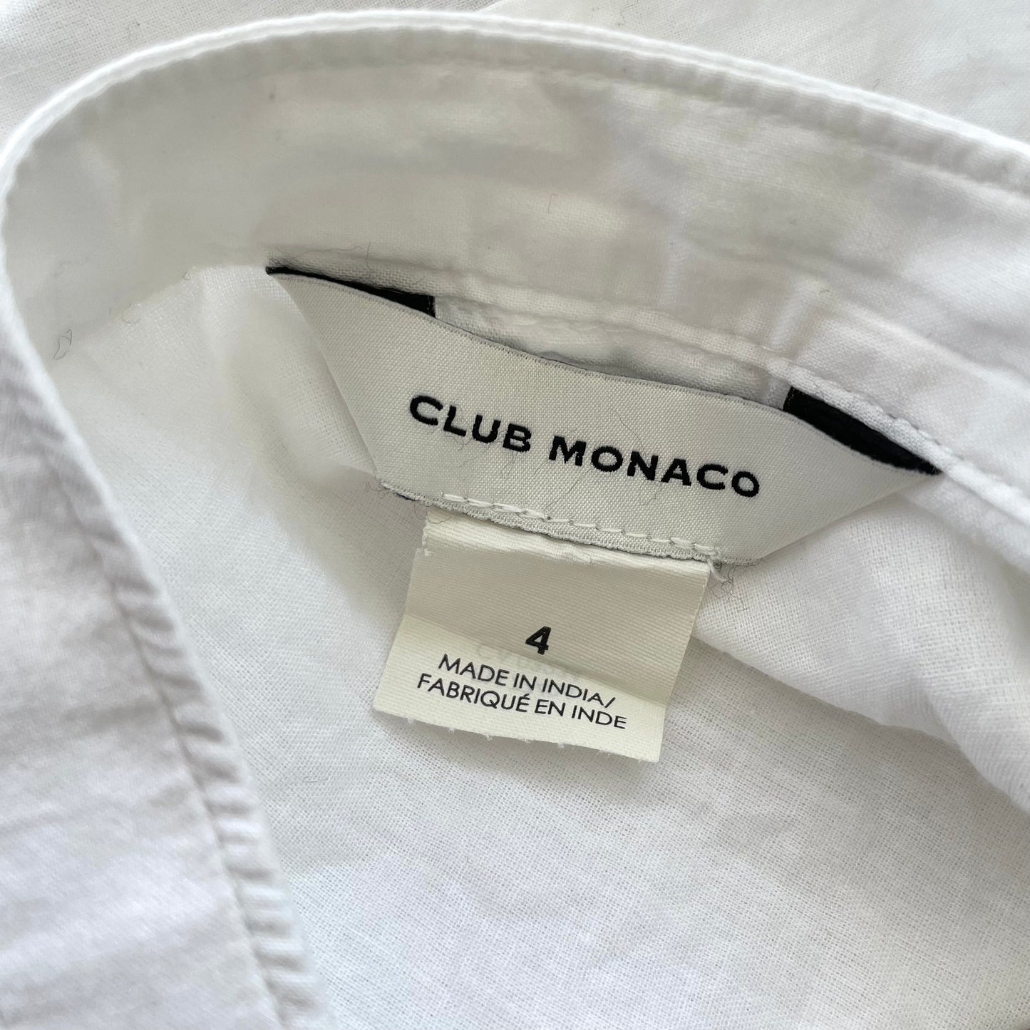 White Club Monaco Broderie Anglaise Knee Length Skirt - Small