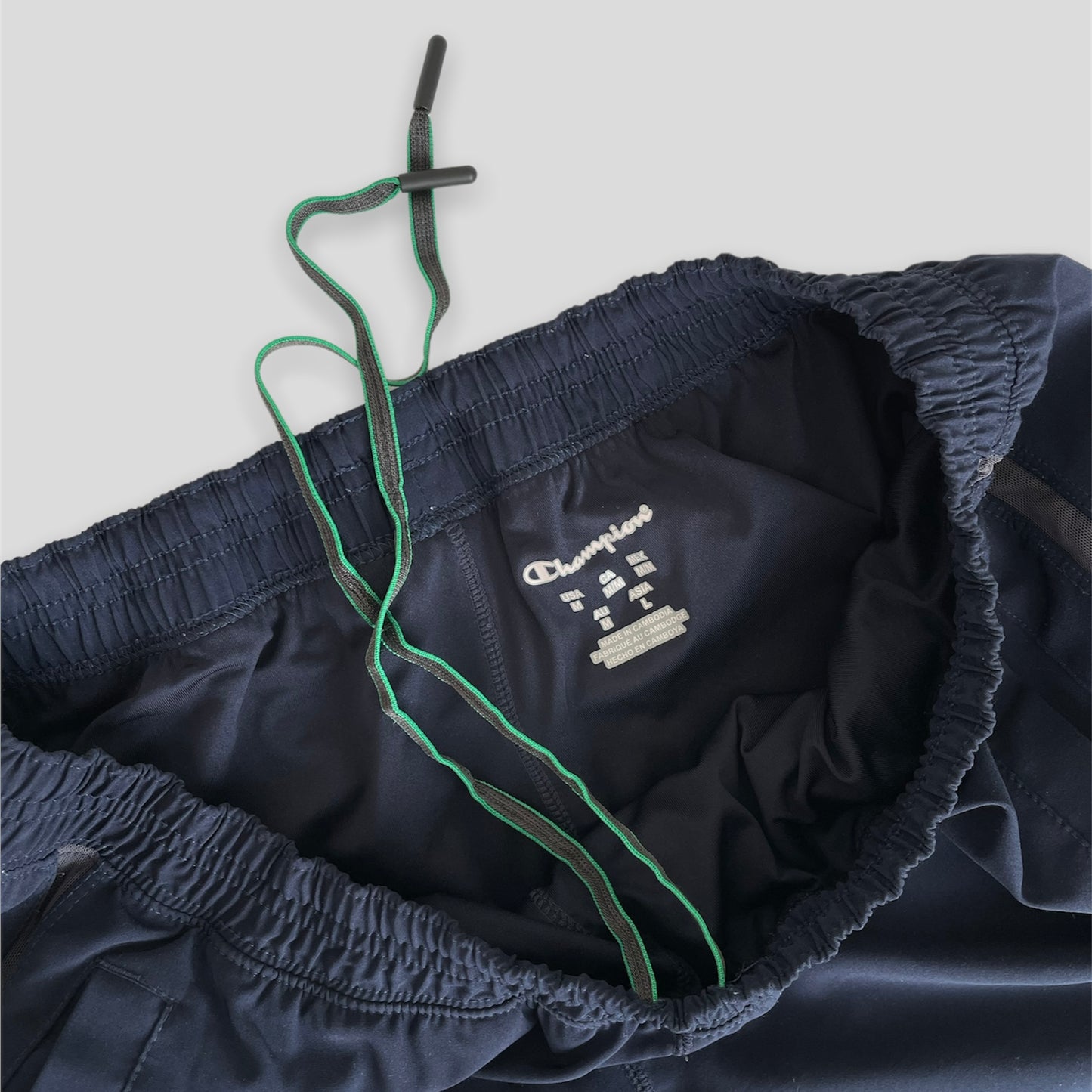 Champion Navy Tracksuit Bottoms - Large