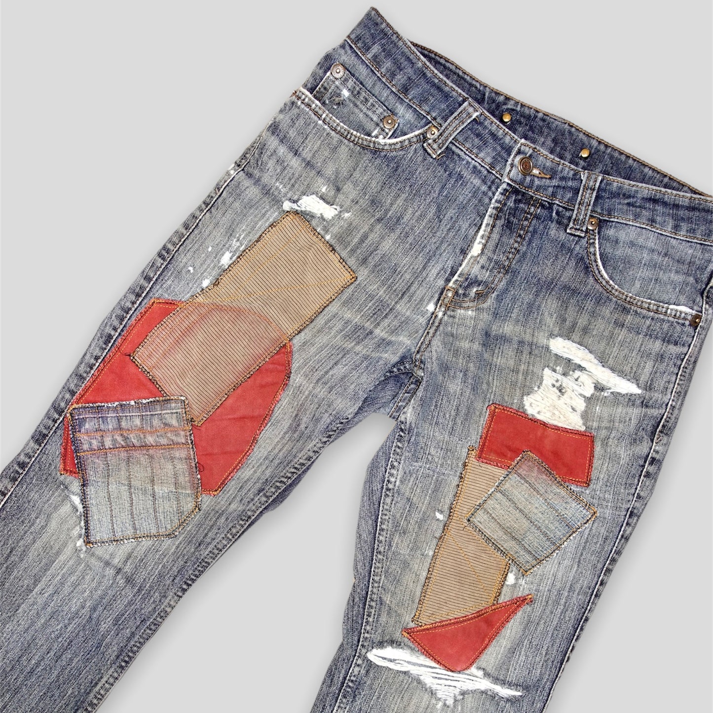 Lois Patchwork Jeans - Zoehify 