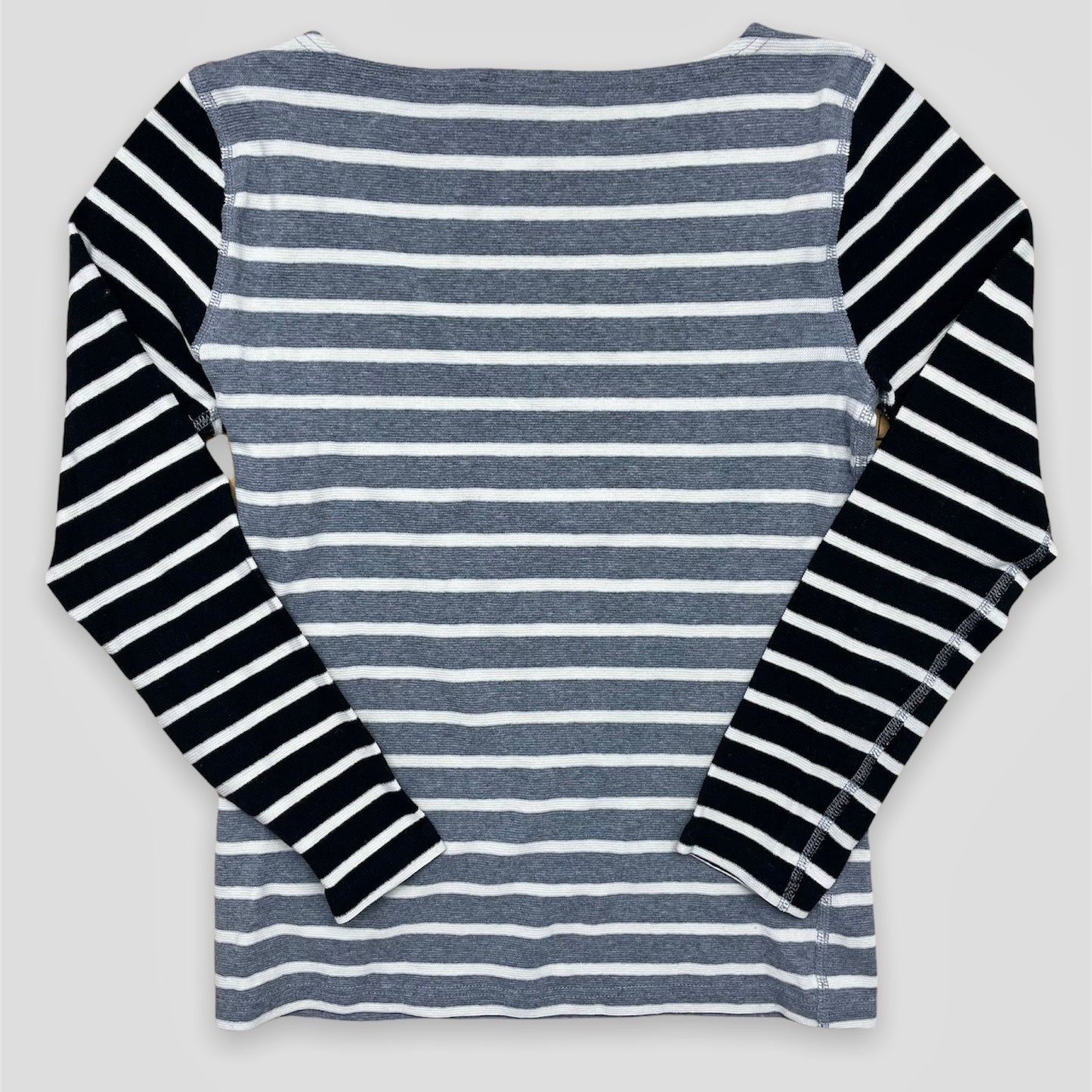 Striped Boat Neck Tee - Zoehify 