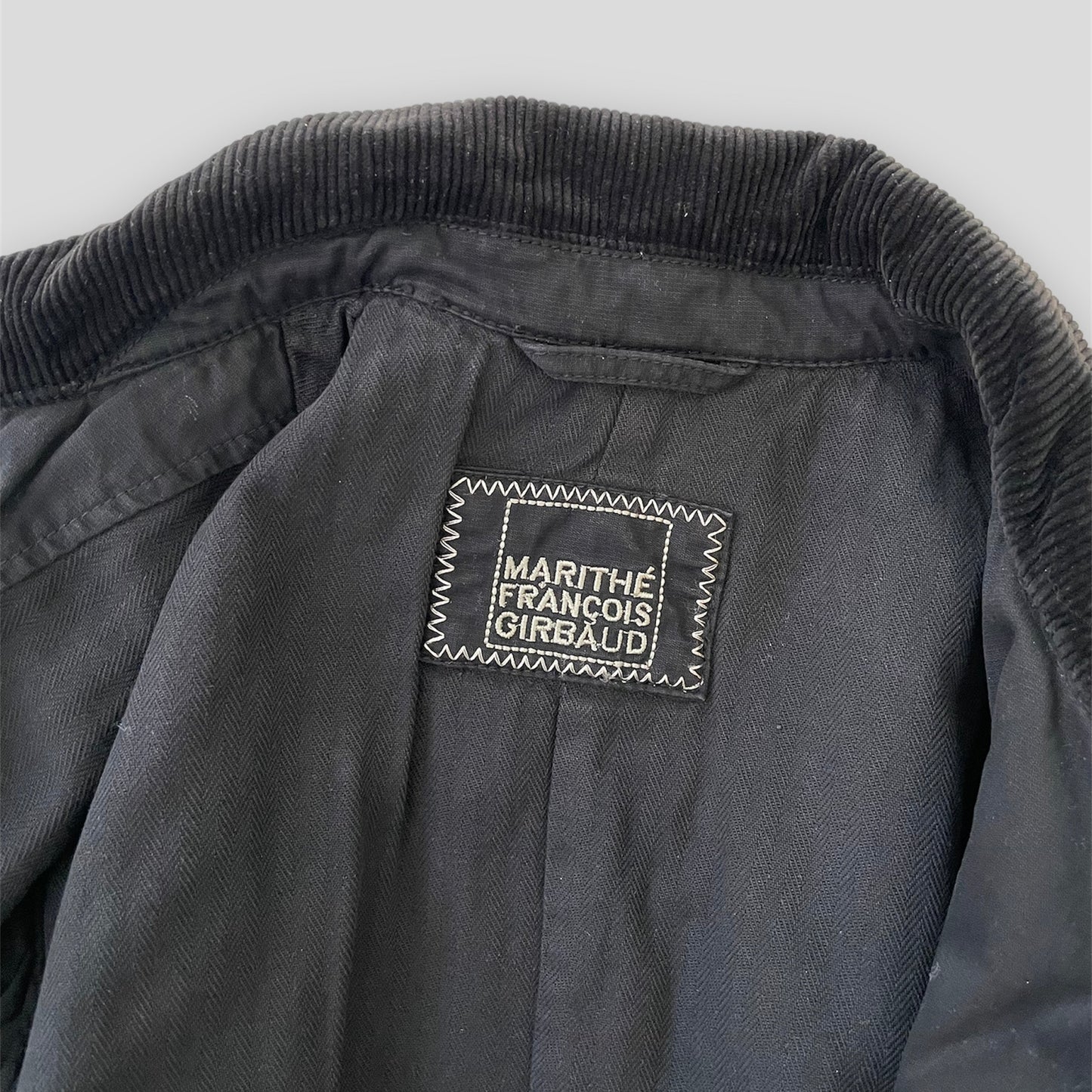 Marithé + François Girbaud Black Utility Jacket - Medium/Large