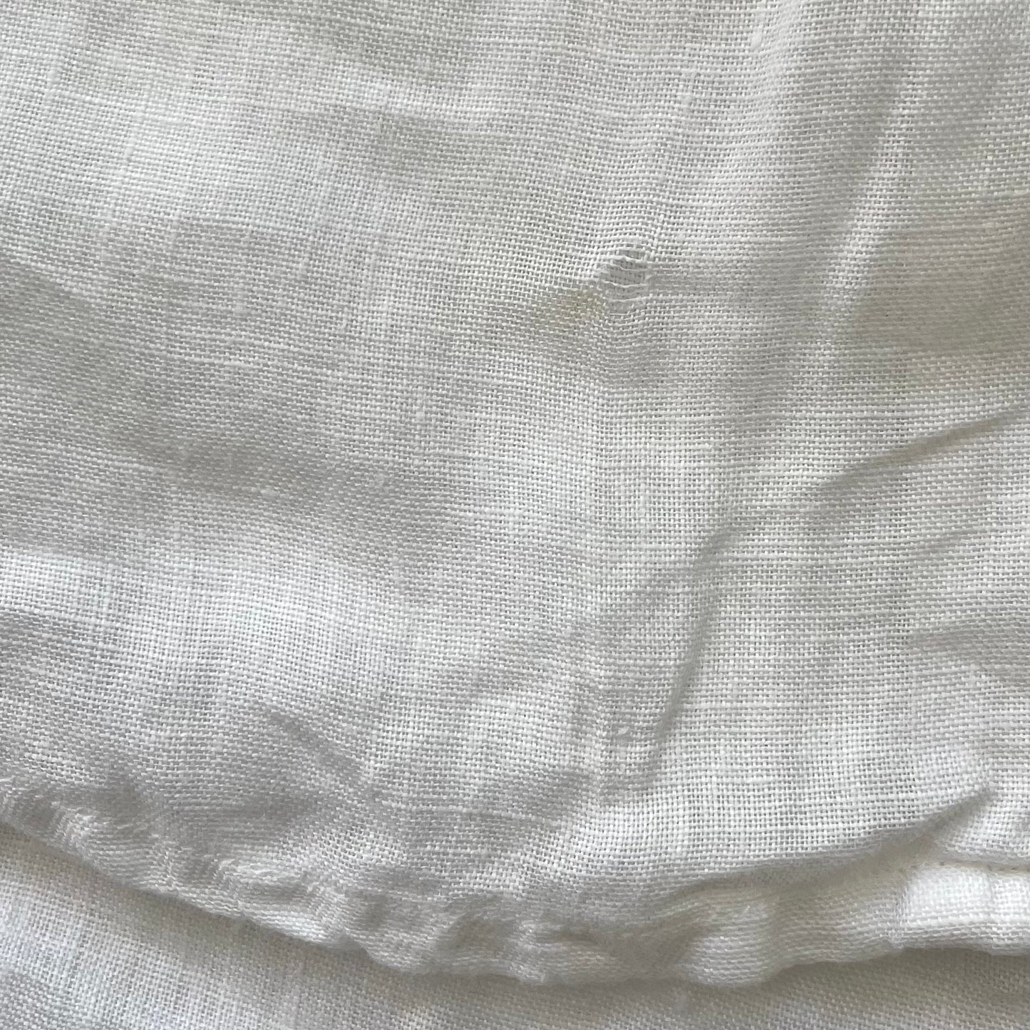 Façonnable White French Linen Button Up Shirt - Small