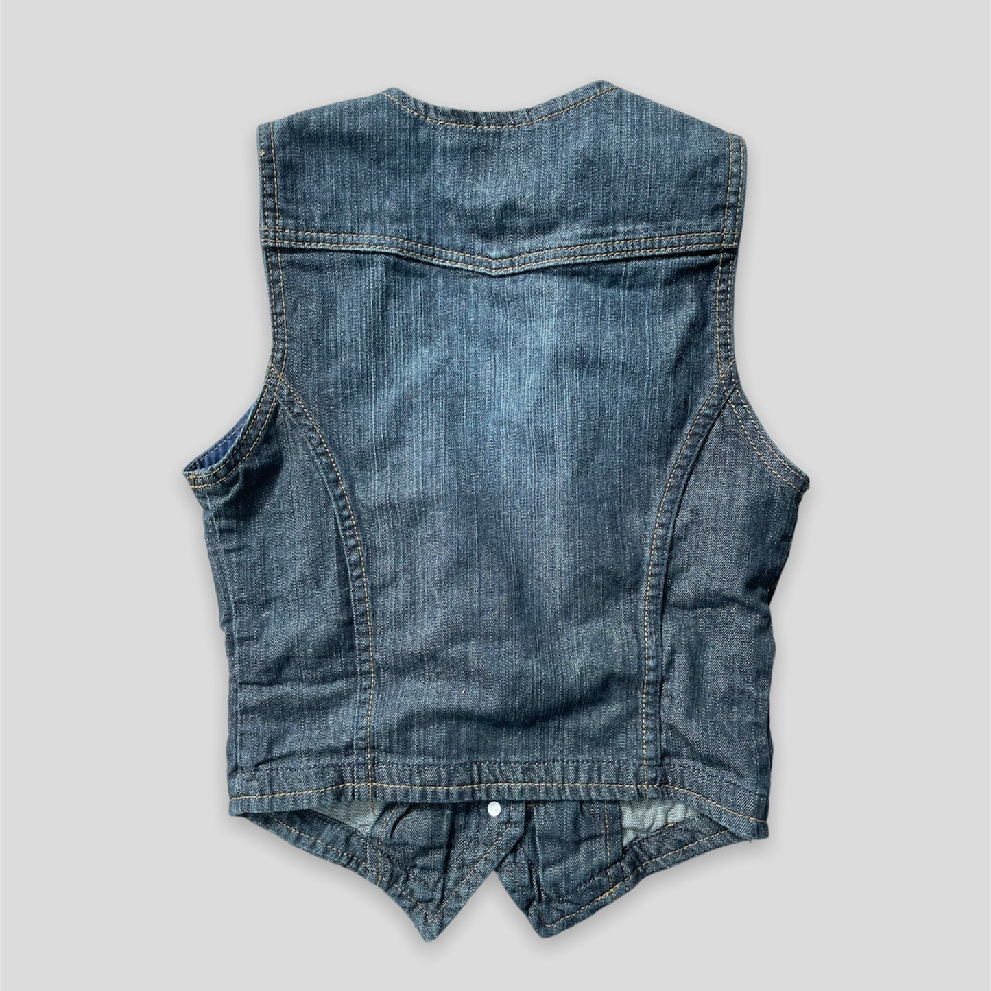 Denim Vest Top