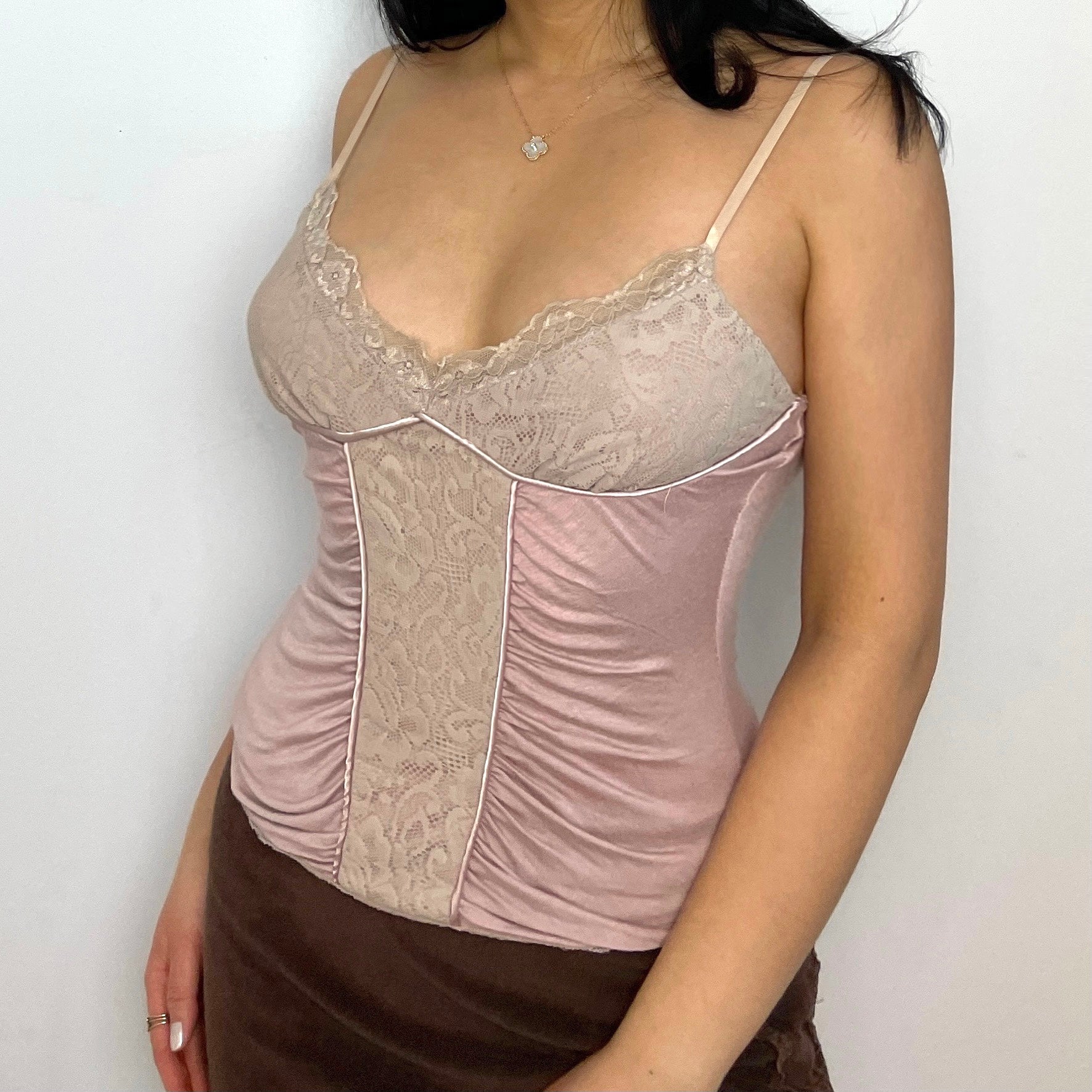 Pink Lace Cami - Zoehify 