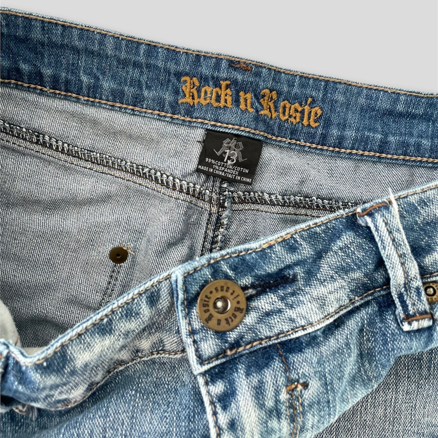 Rock n Rosie Mini Denim Skirt - Large