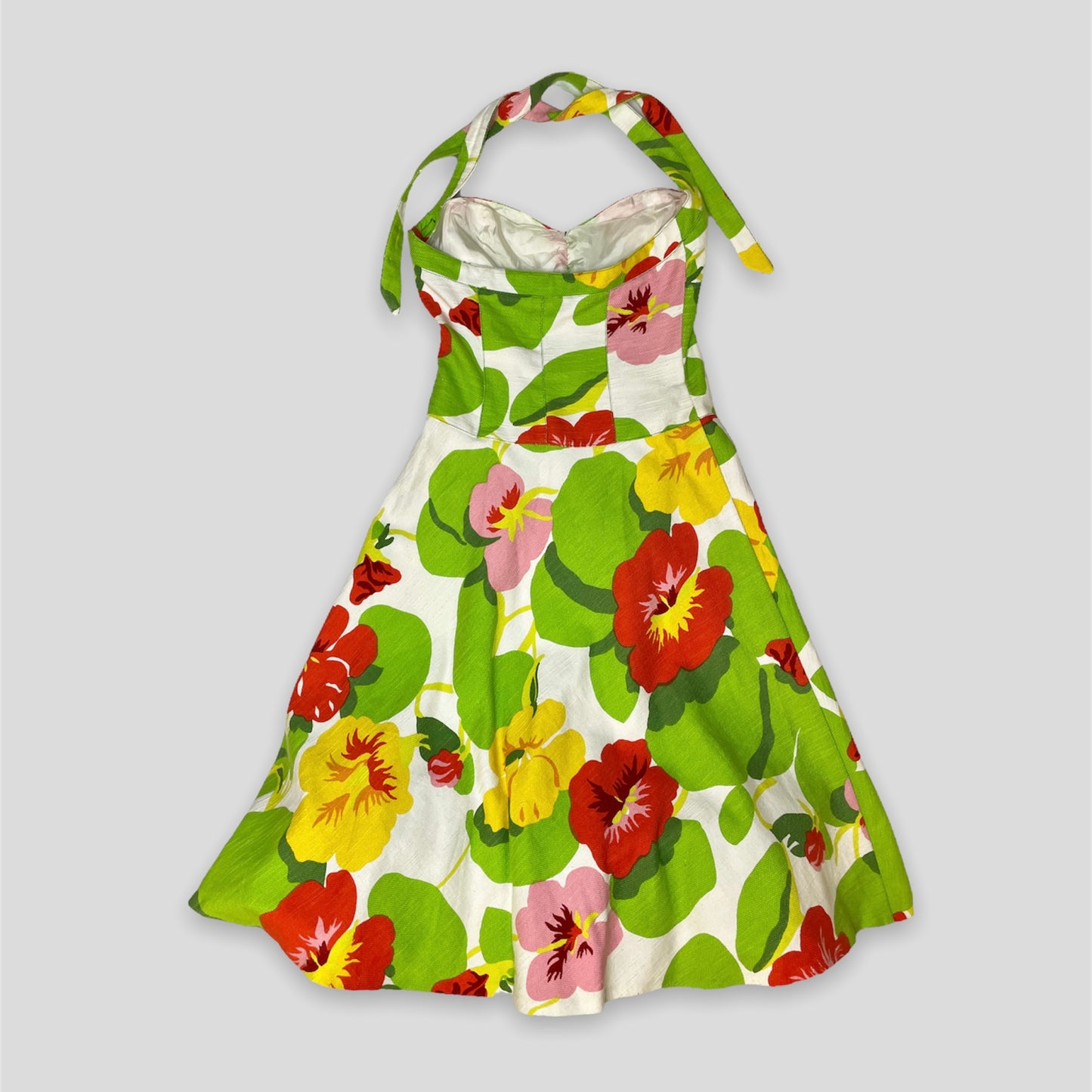 Miss Sixty Luxury Floral Halter Dress - Zoehify 