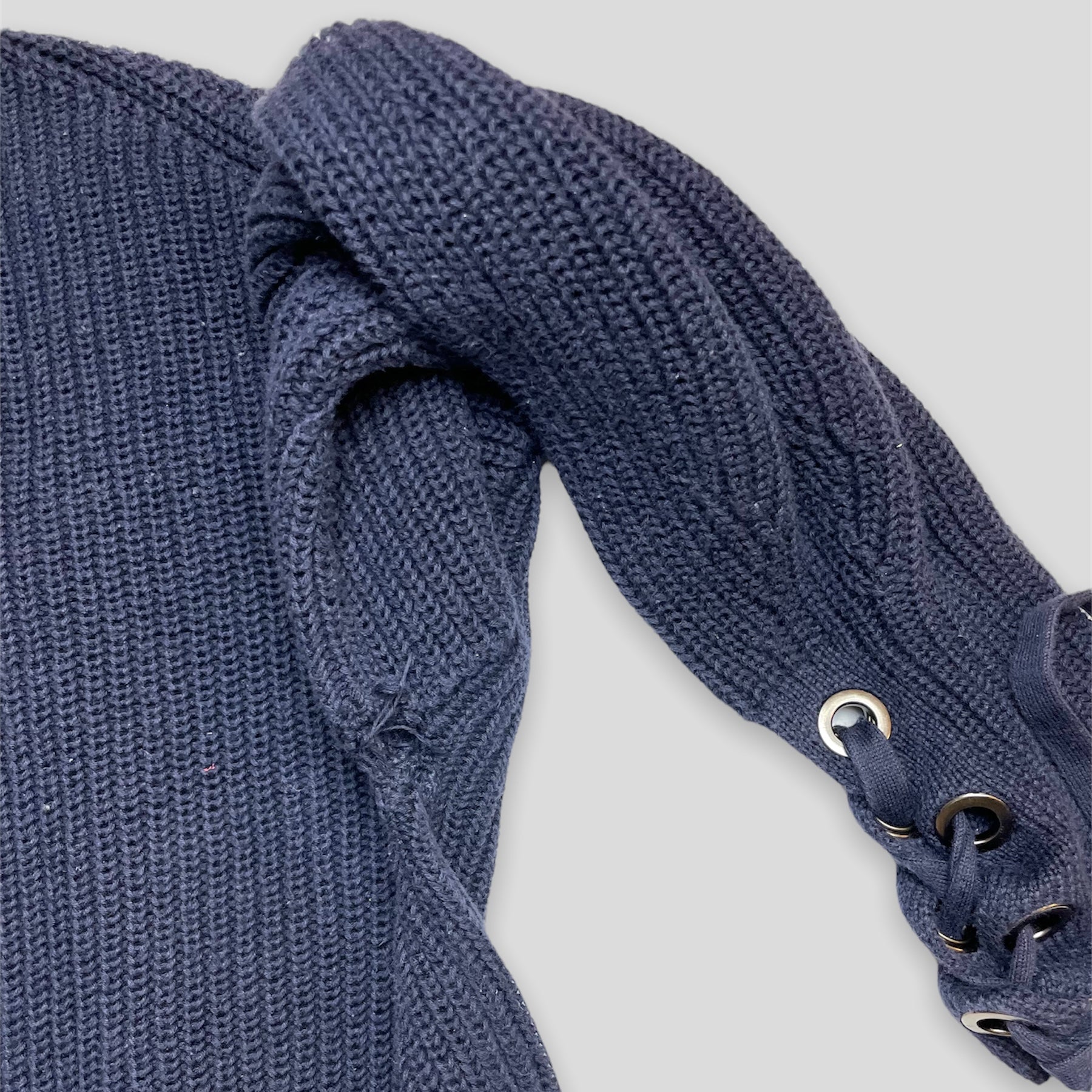 Polo Ralph Lauren Navy Knit Jumper - Zoehify 