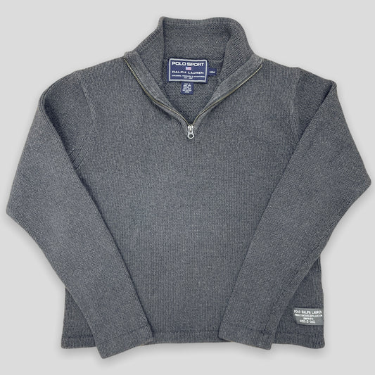 Polo Sport Ralph Lauren Grey Quarter Zip - Zoehify 