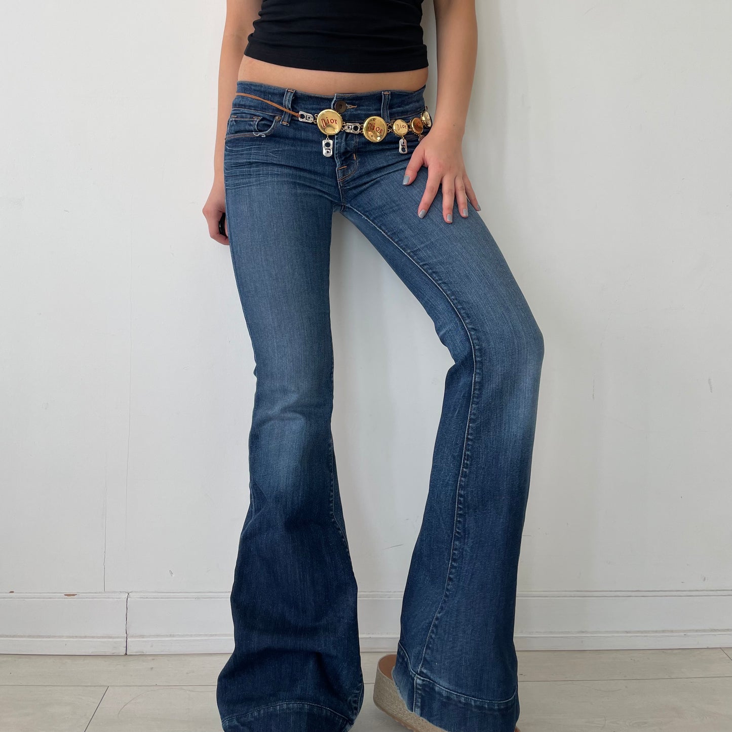 J Brand Low Waisted Bell Bottom Jeans - W27