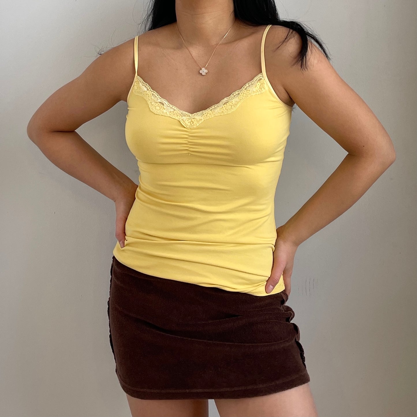 Belle Yellow Singlet - Zoehify 