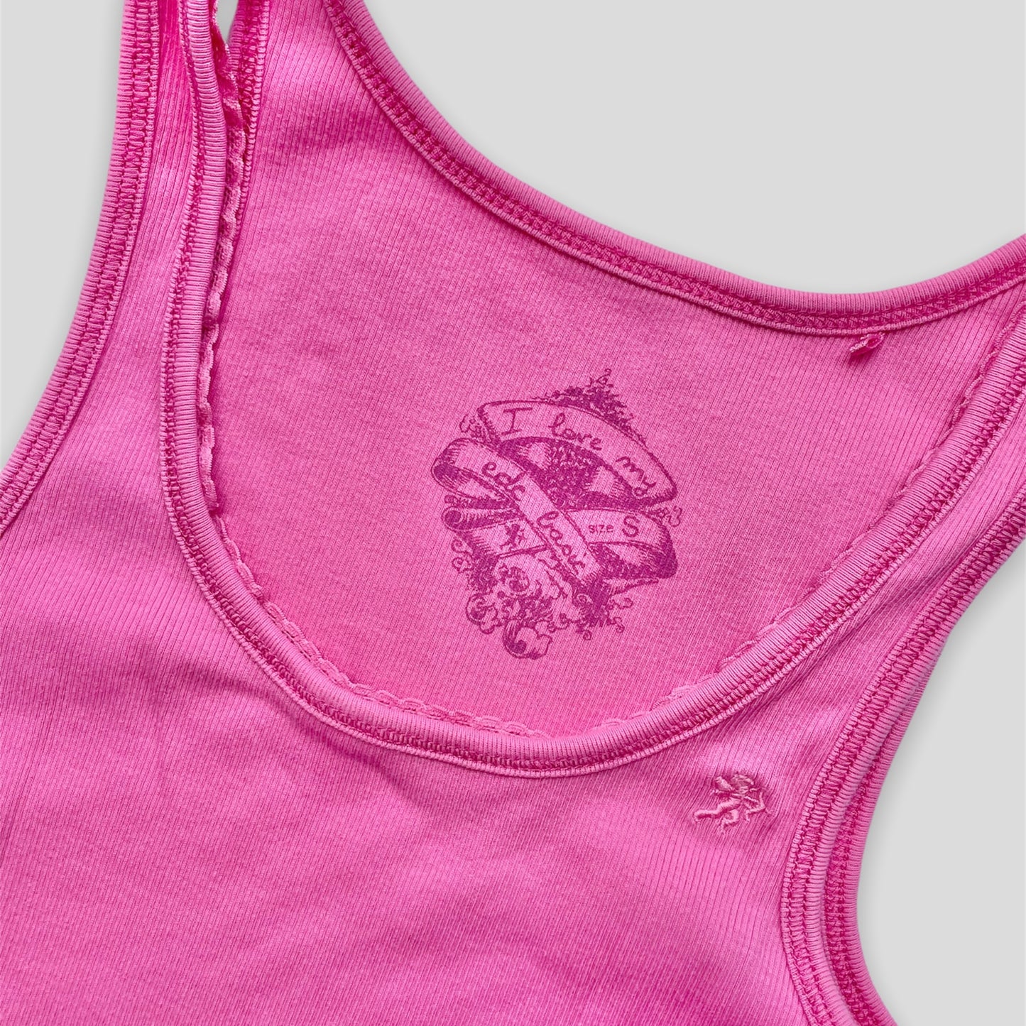 Pink Racerback Tank Top