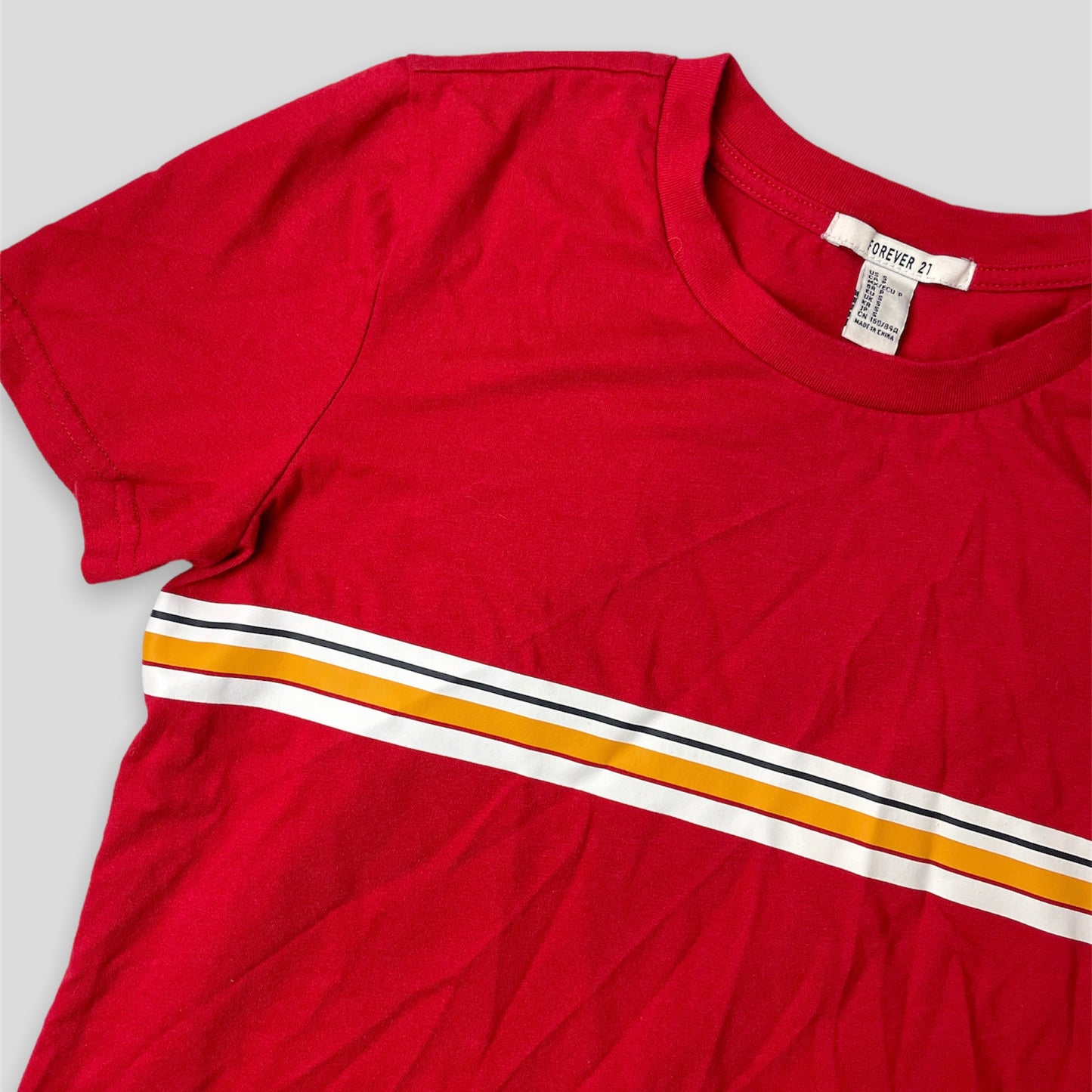 Red Striped Tee - Zoehify 