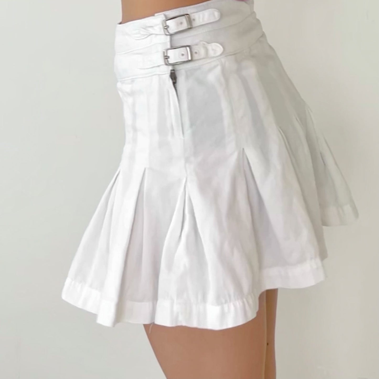 White Joie Mini Tennis Skirt