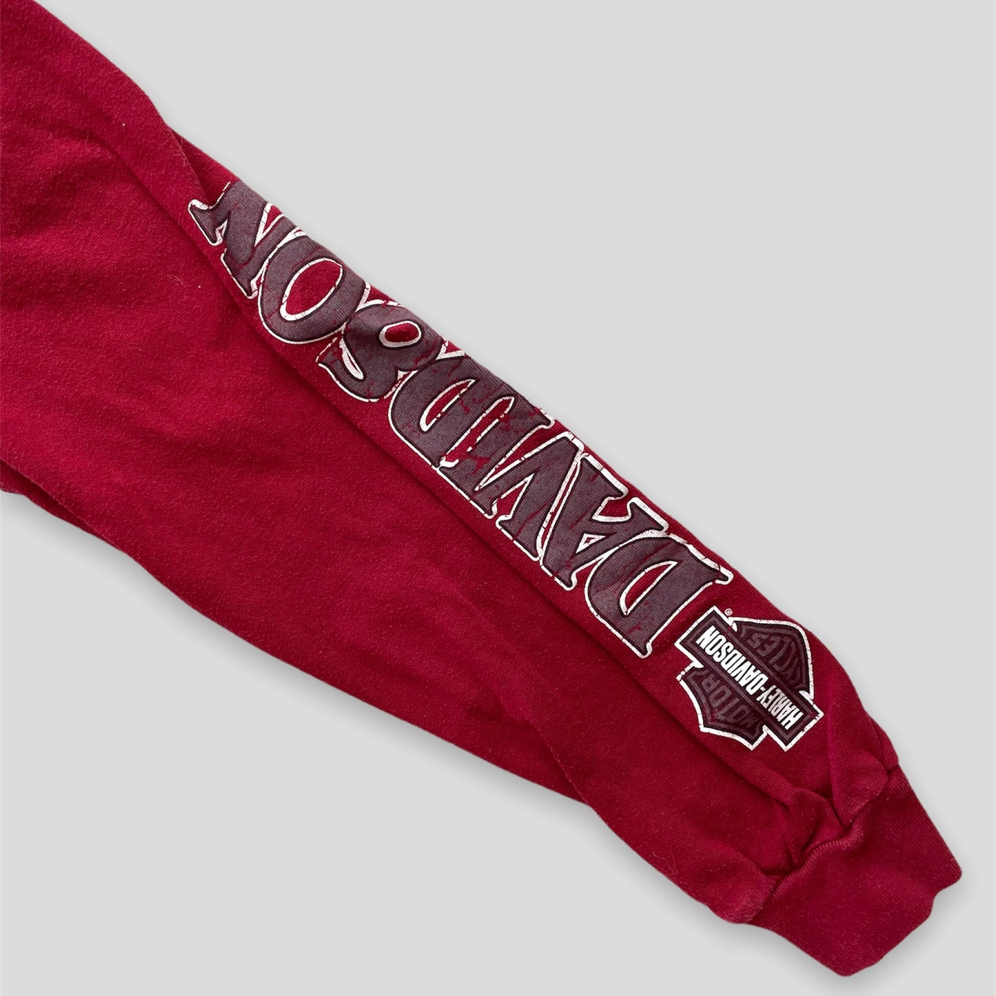 Burgundy Long Sleeved Harley-Davidson Tee