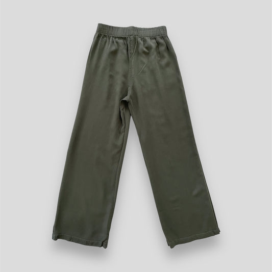 Army Green Flowy Pants - X-Small