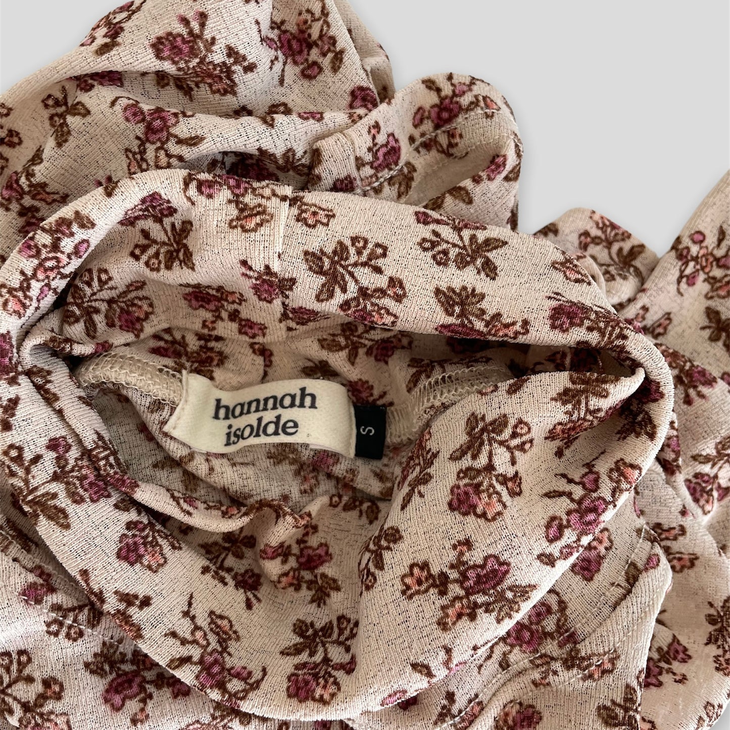 Hannah Isolde Pink Floral Skivvy - Small