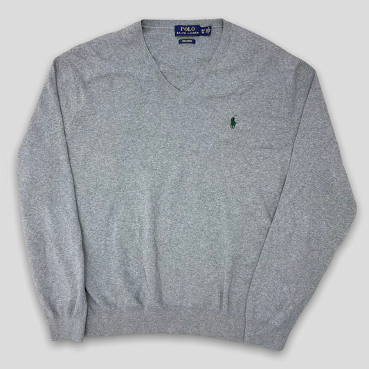 Grey Ralph Lauren Jumper - Zoehify 