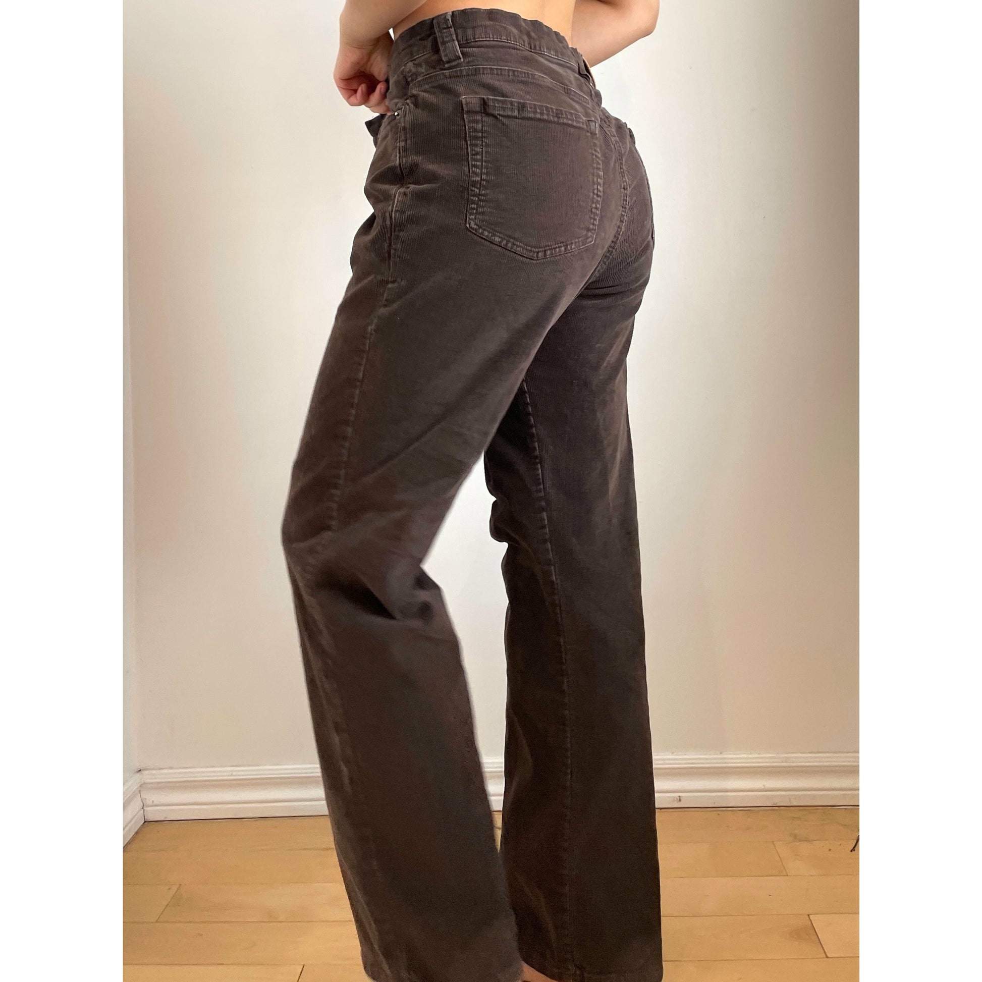 Lois Brown Corduroy Trousers - Zoehify 