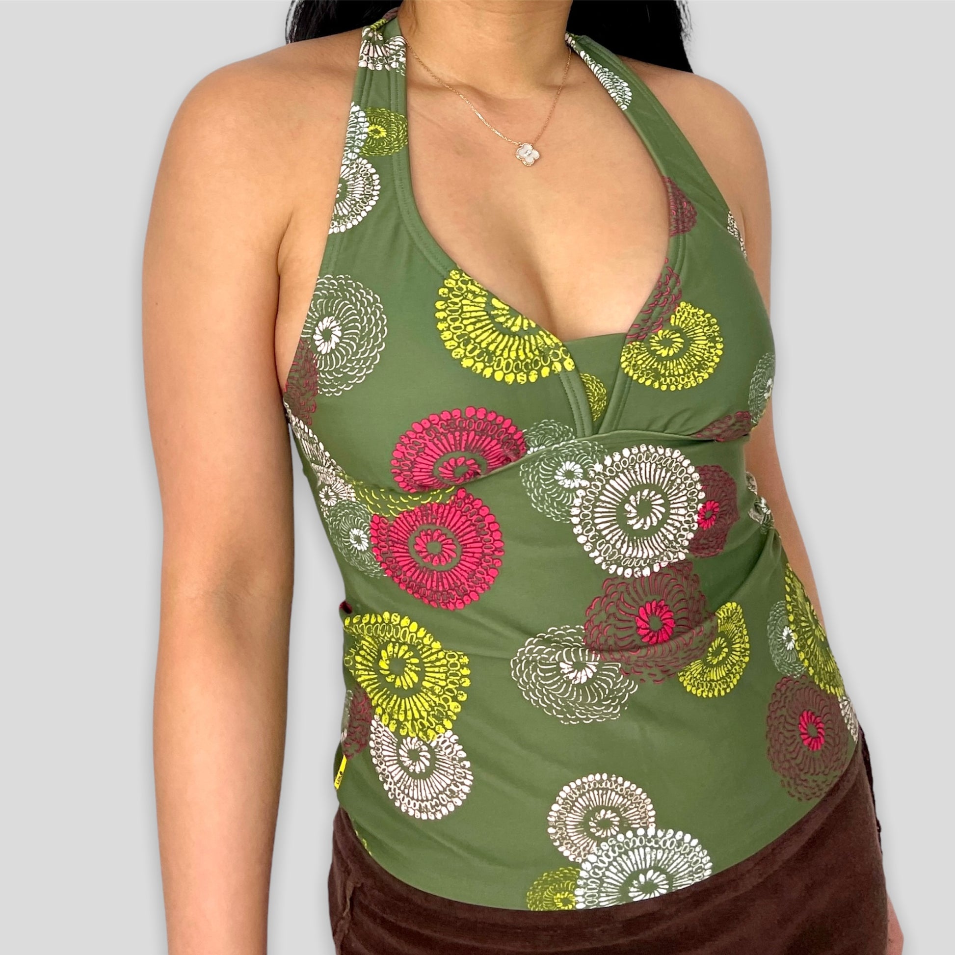 Green Löle Halter Top - Zoehify 