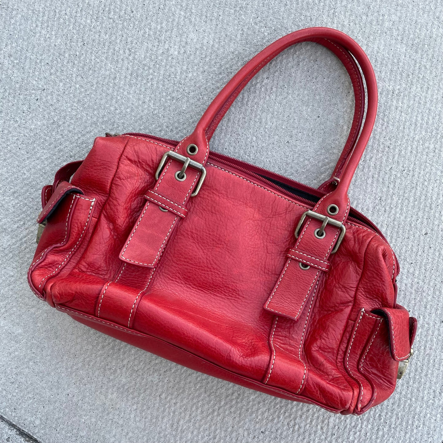 Y2K Red Shoulder Bag - Zoehify 