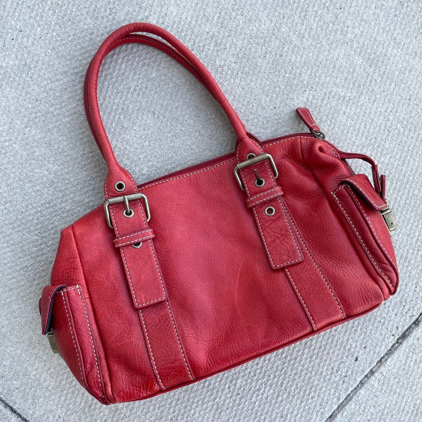 Y2K Red Shoulder Bag - Zoehify 