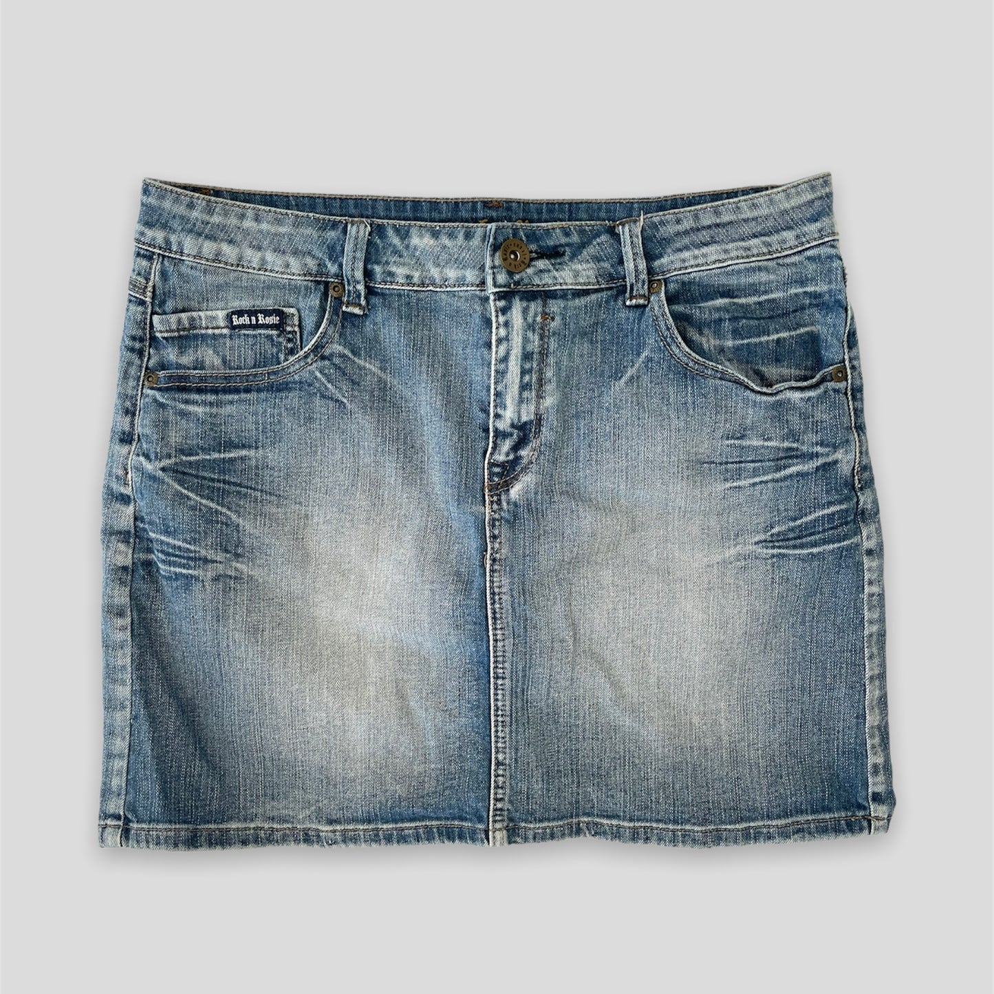 Rock n Rosie Mini Denim Skirt - Large