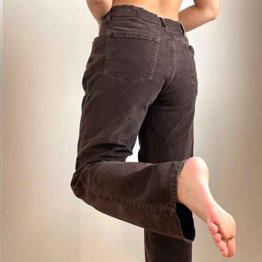 Lois Brown Corduroy Trousers - Zoehify