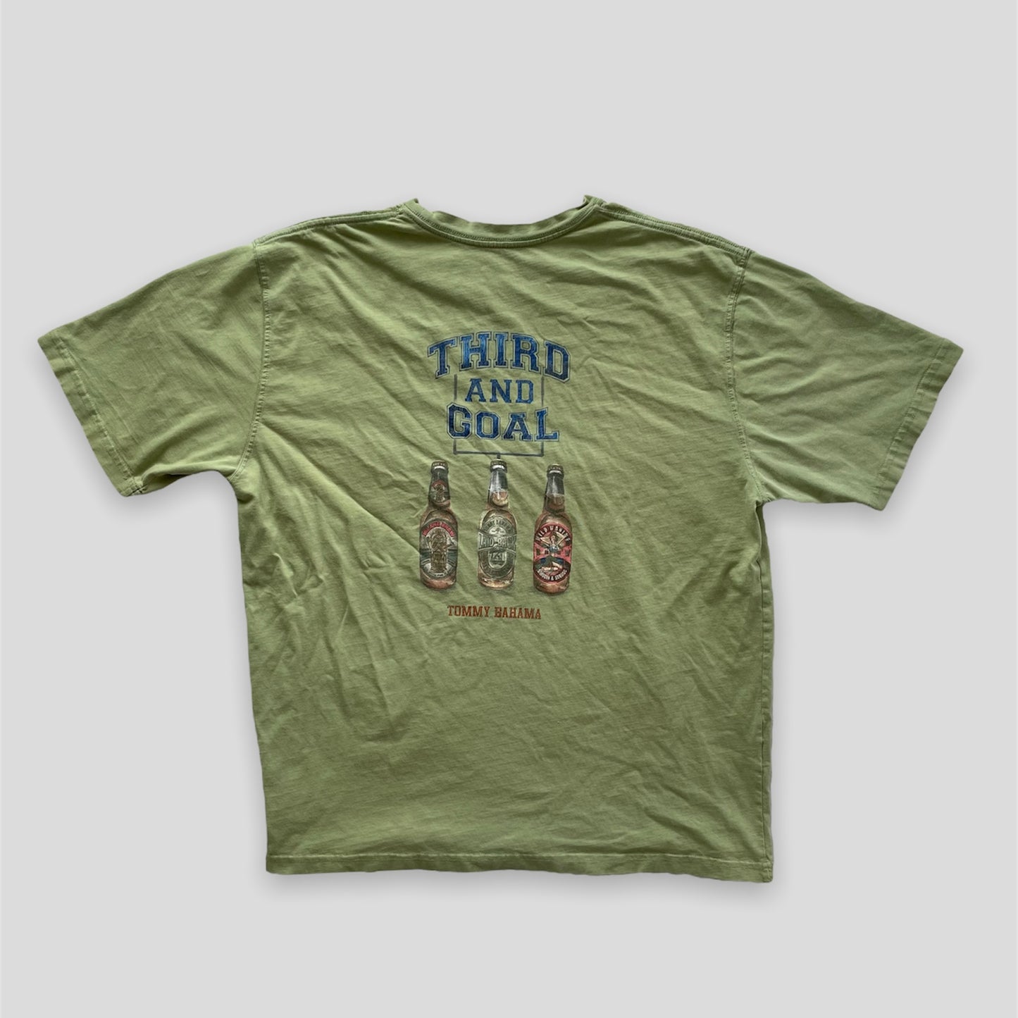 Tommy Bahama Sage Green ‘Third and Goal’ Graphic Tee - XX-Large