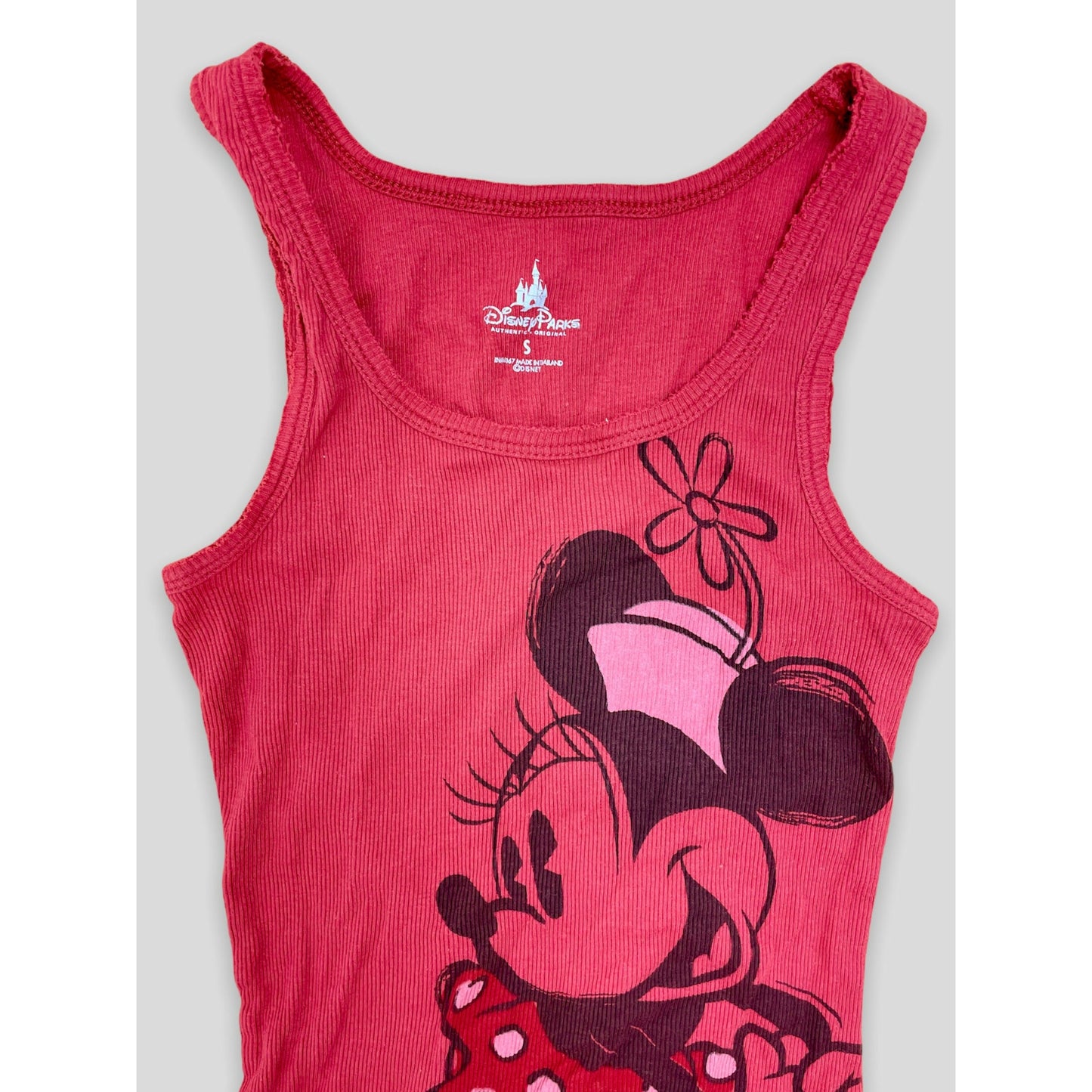 Red Minnie Mouse Tank Top - Zoehify 