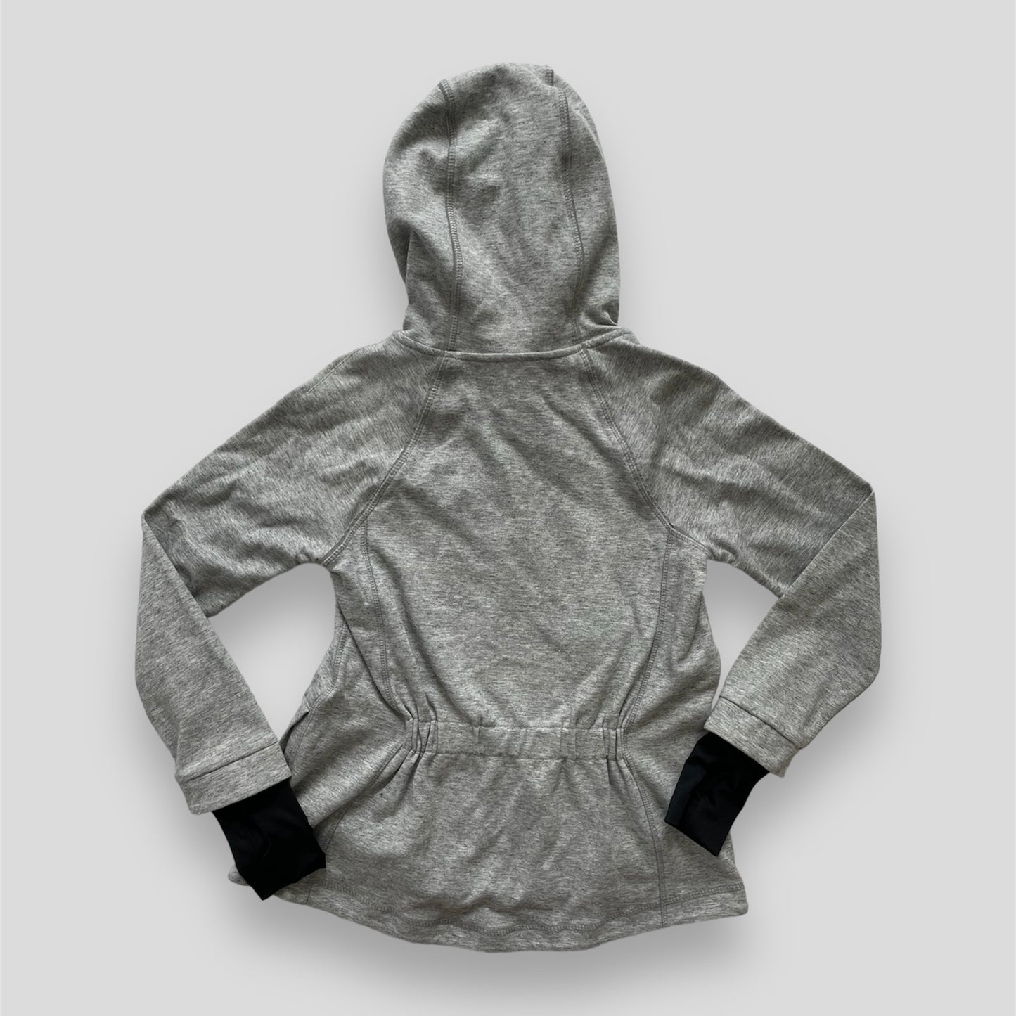 Freddy Curve Grey Asymmetrical Zip Hoodie